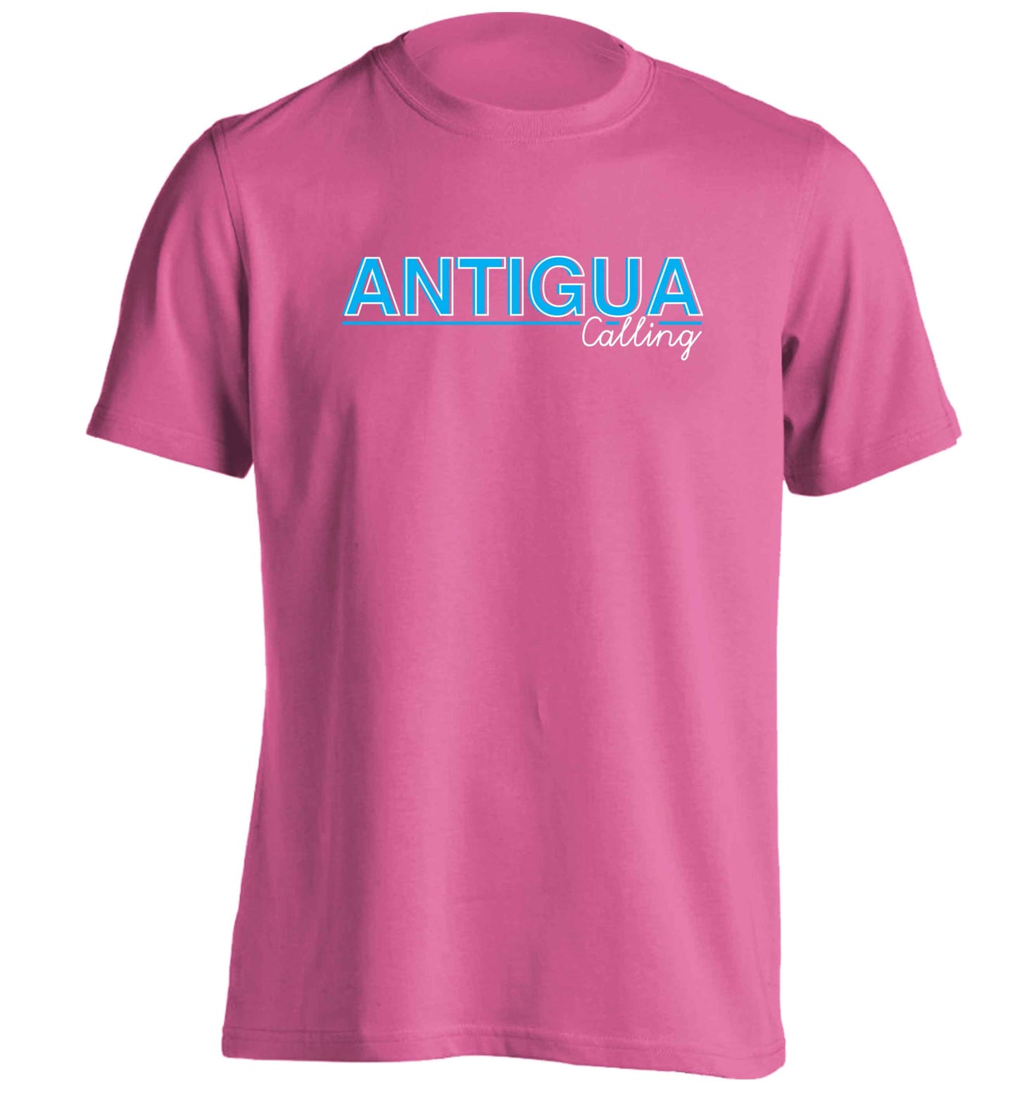 Antigua calling adults unisex pink Tshirt 2XL