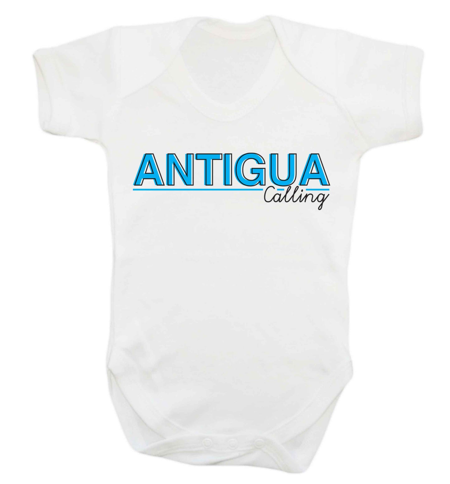 Antigua calling Baby Vest white 18-24 months