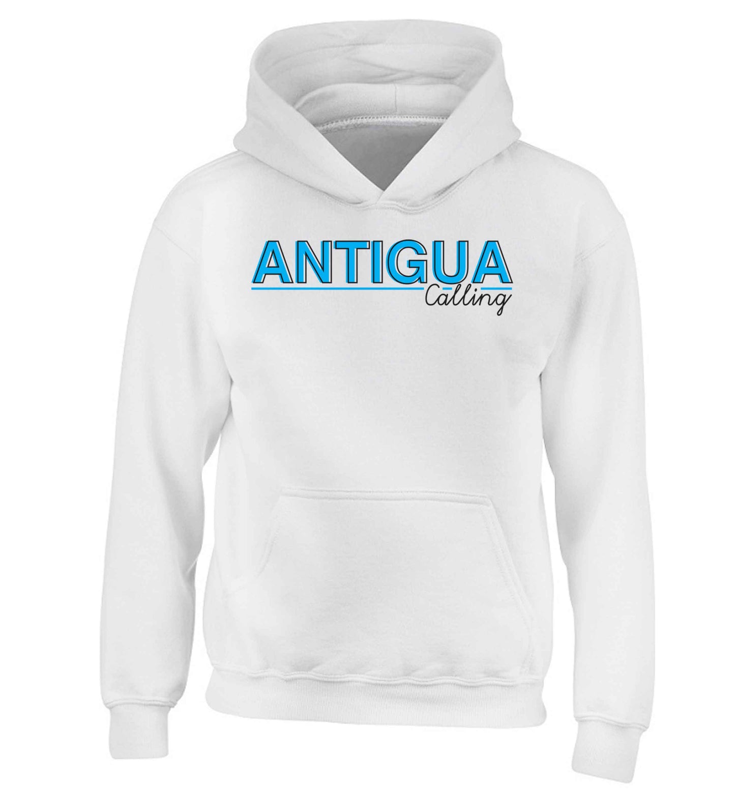 Antigua calling children's white hoodie 12-13 Years