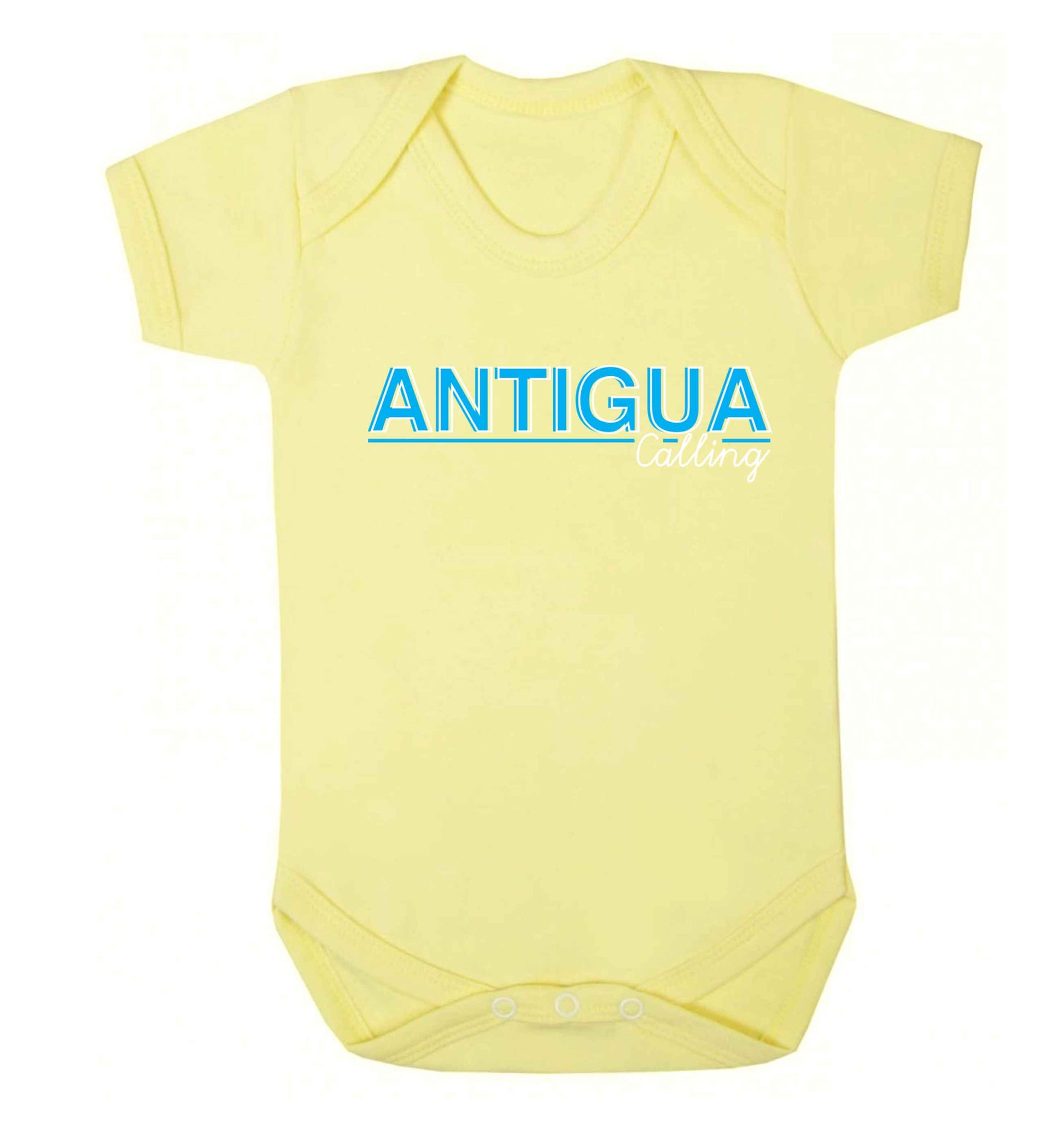 Antigua calling Baby Vest pale yellow 18-24 months