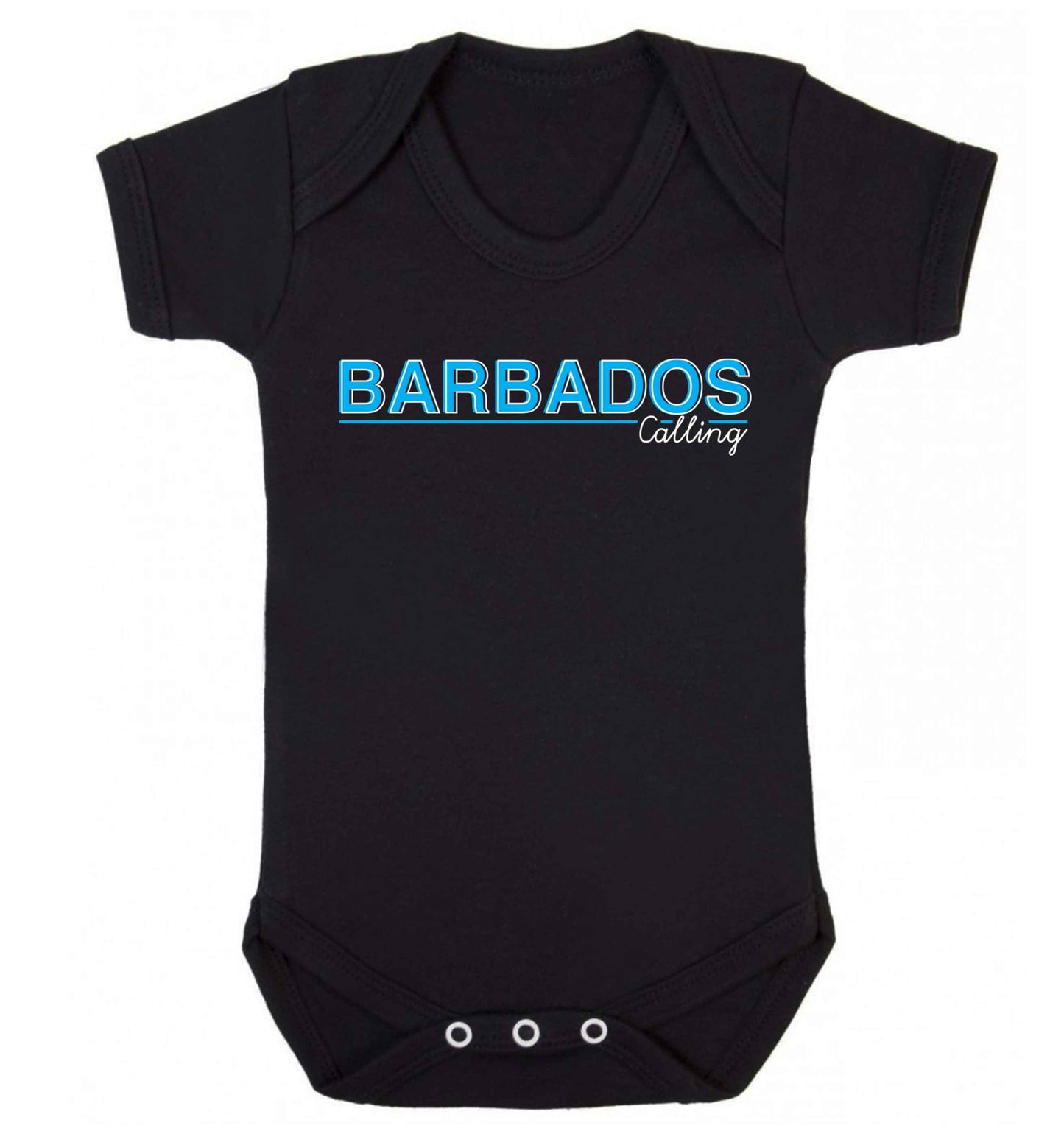 Barbados calling Baby Vest black 18-24 months
