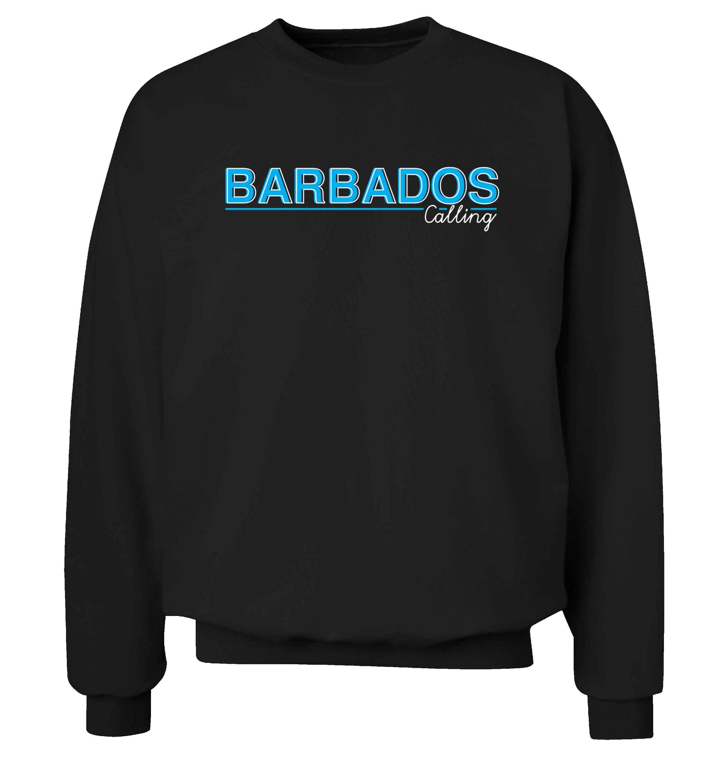 Barbados calling Adult's unisex black Sweater 2XL