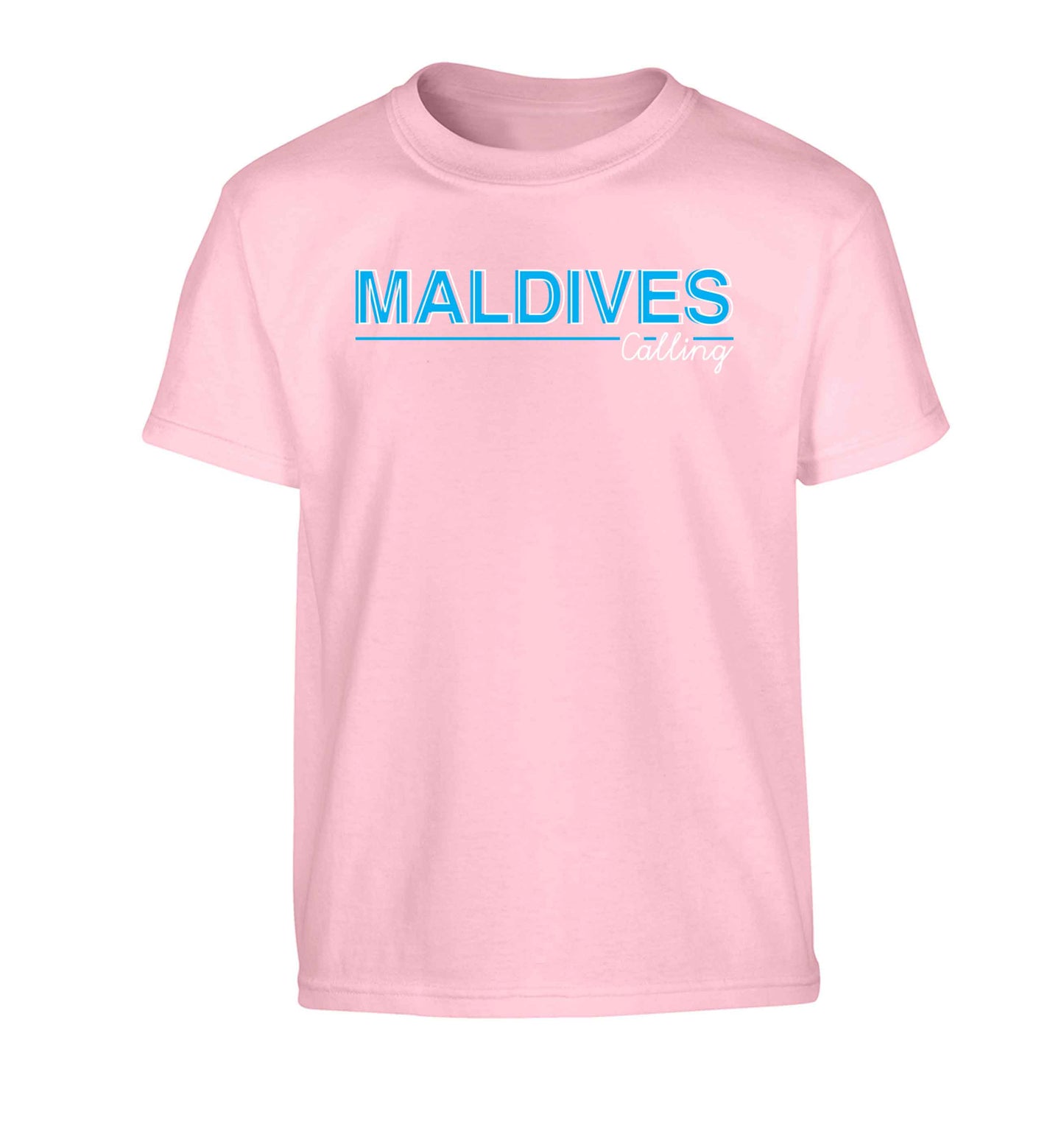 Maldives calling Children's light pink Tshirt 12-13 Years