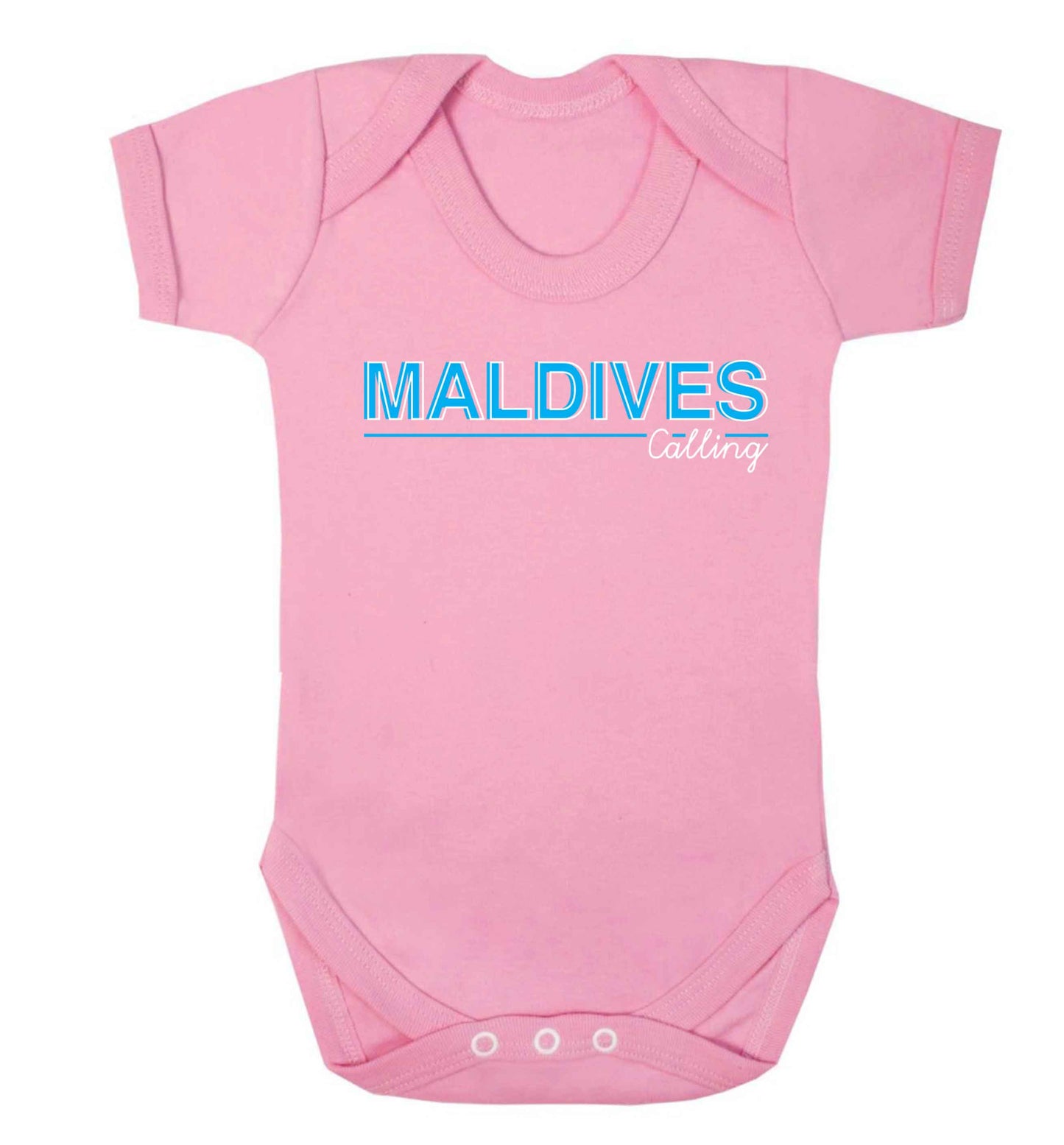 Maldives calling Baby Vest pale pink 18-24 months