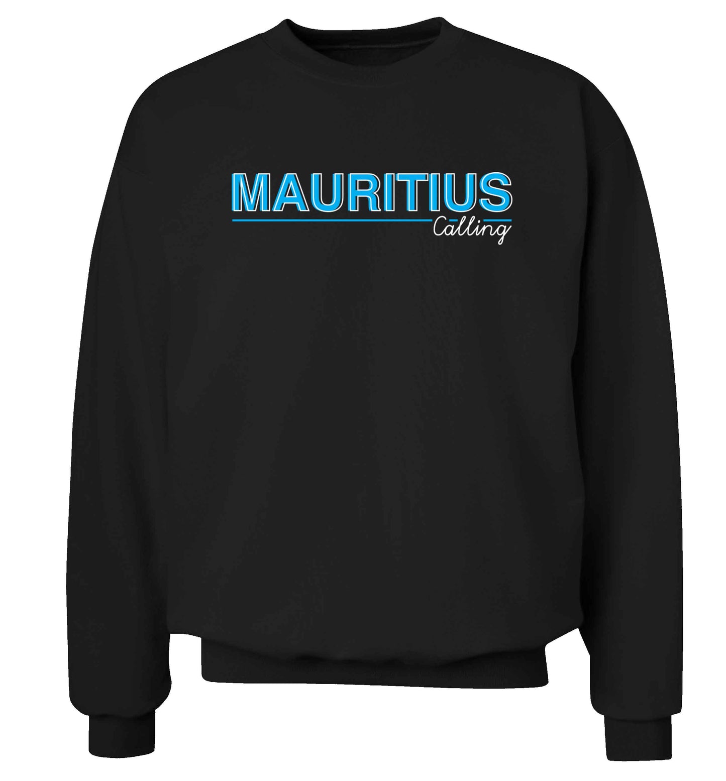 Mauritius calling Adult's unisex black Sweater 2XL