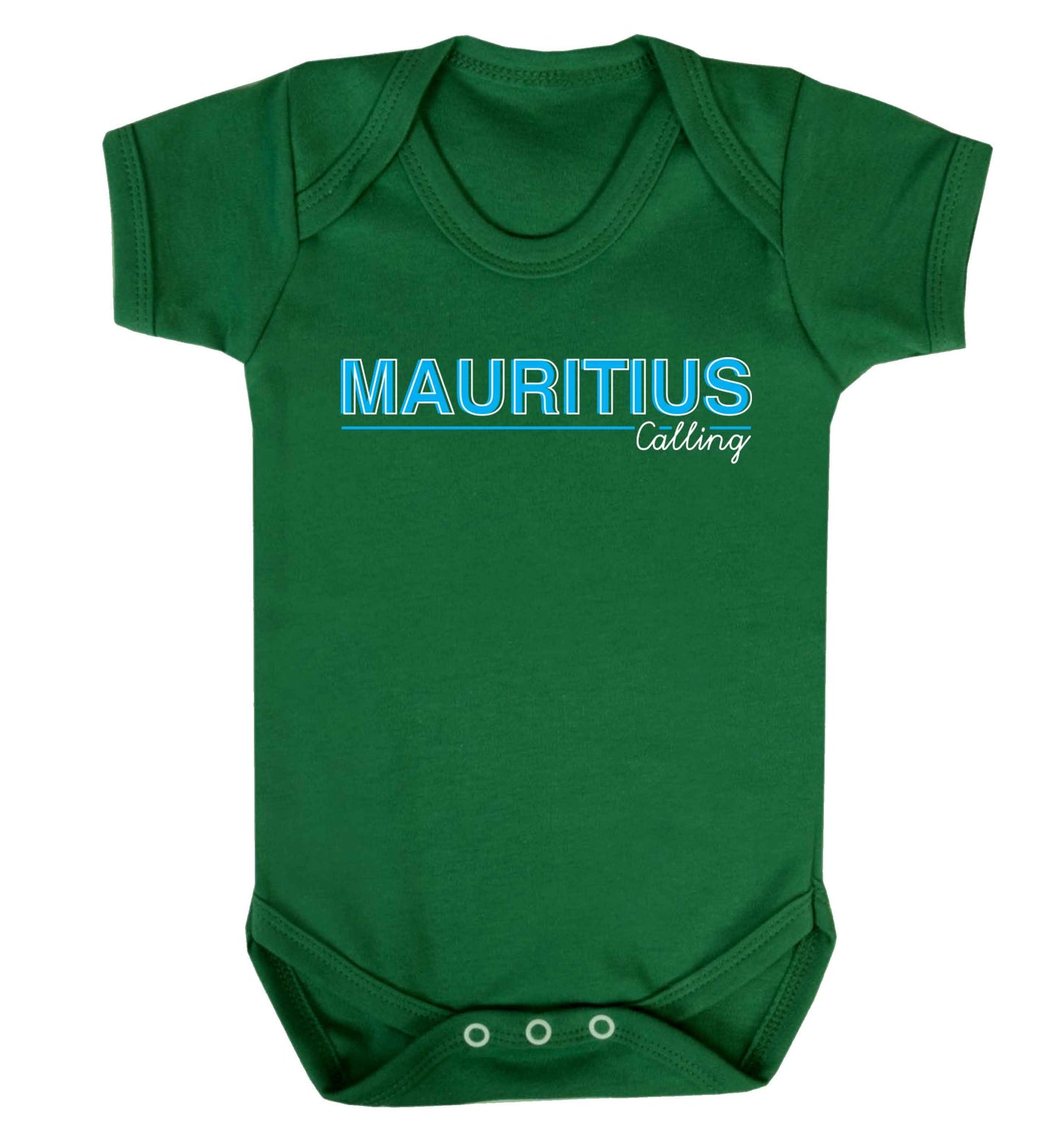 Mauritius calling Baby Vest green 18-24 months
