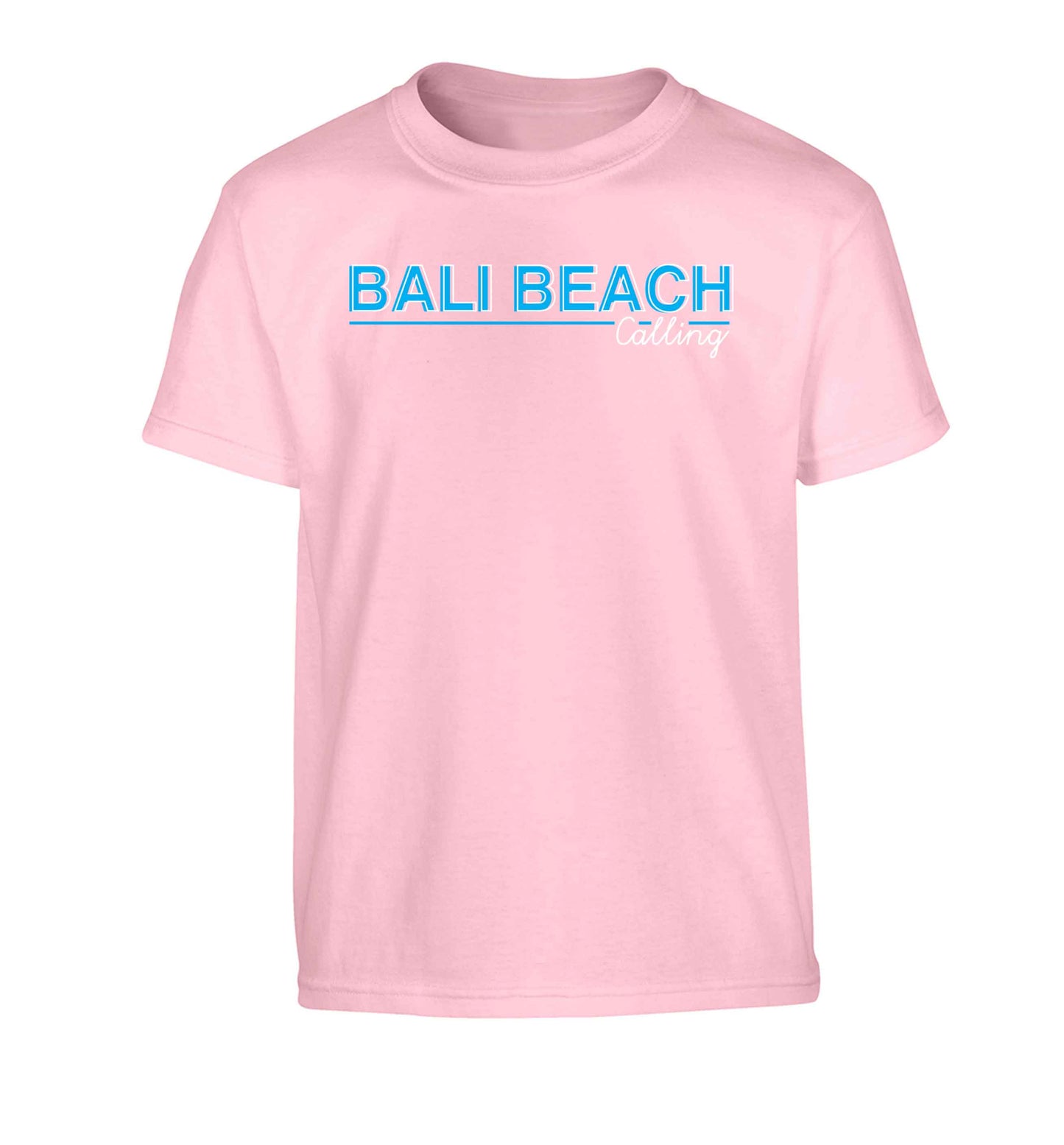 Bali beach calling Children's light pink Tshirt 12-13 Years