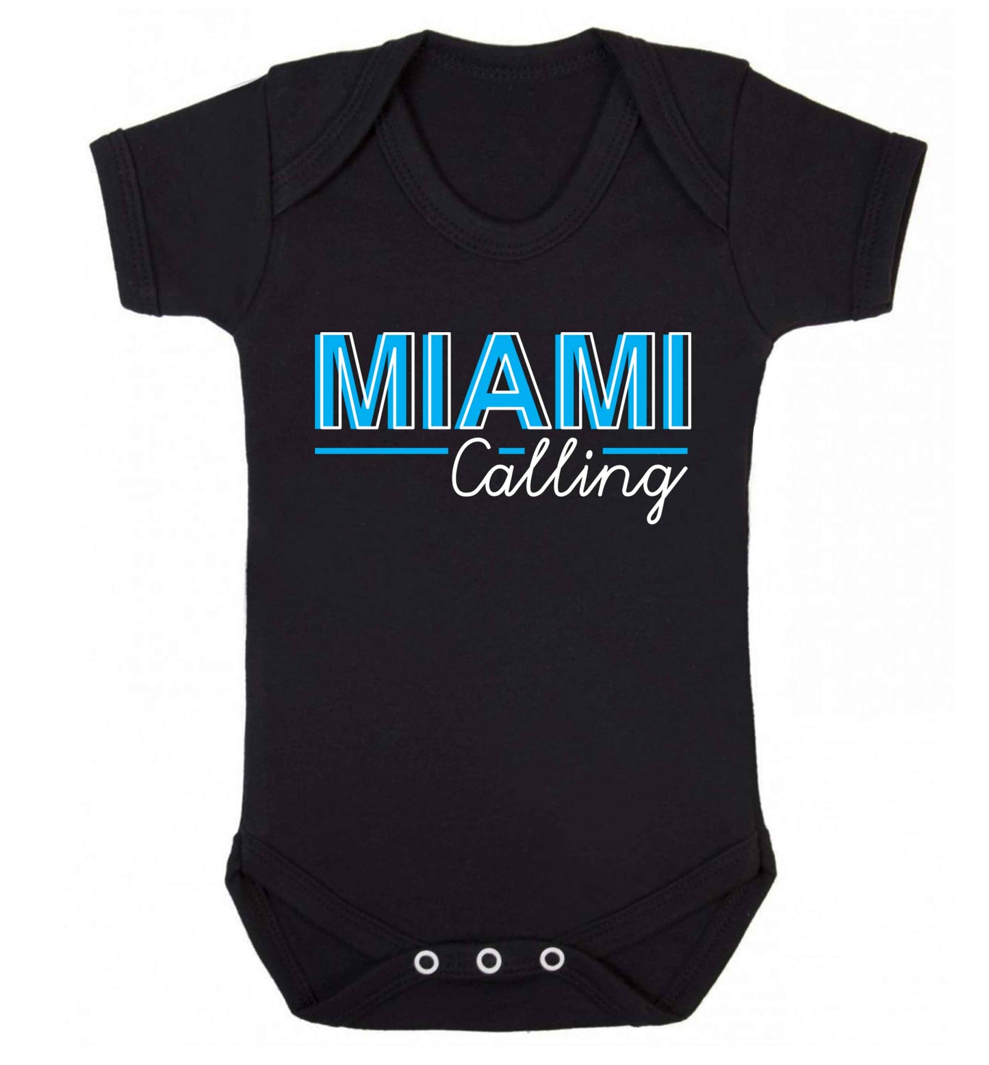 Miami calling Baby Vest black 18-24 months