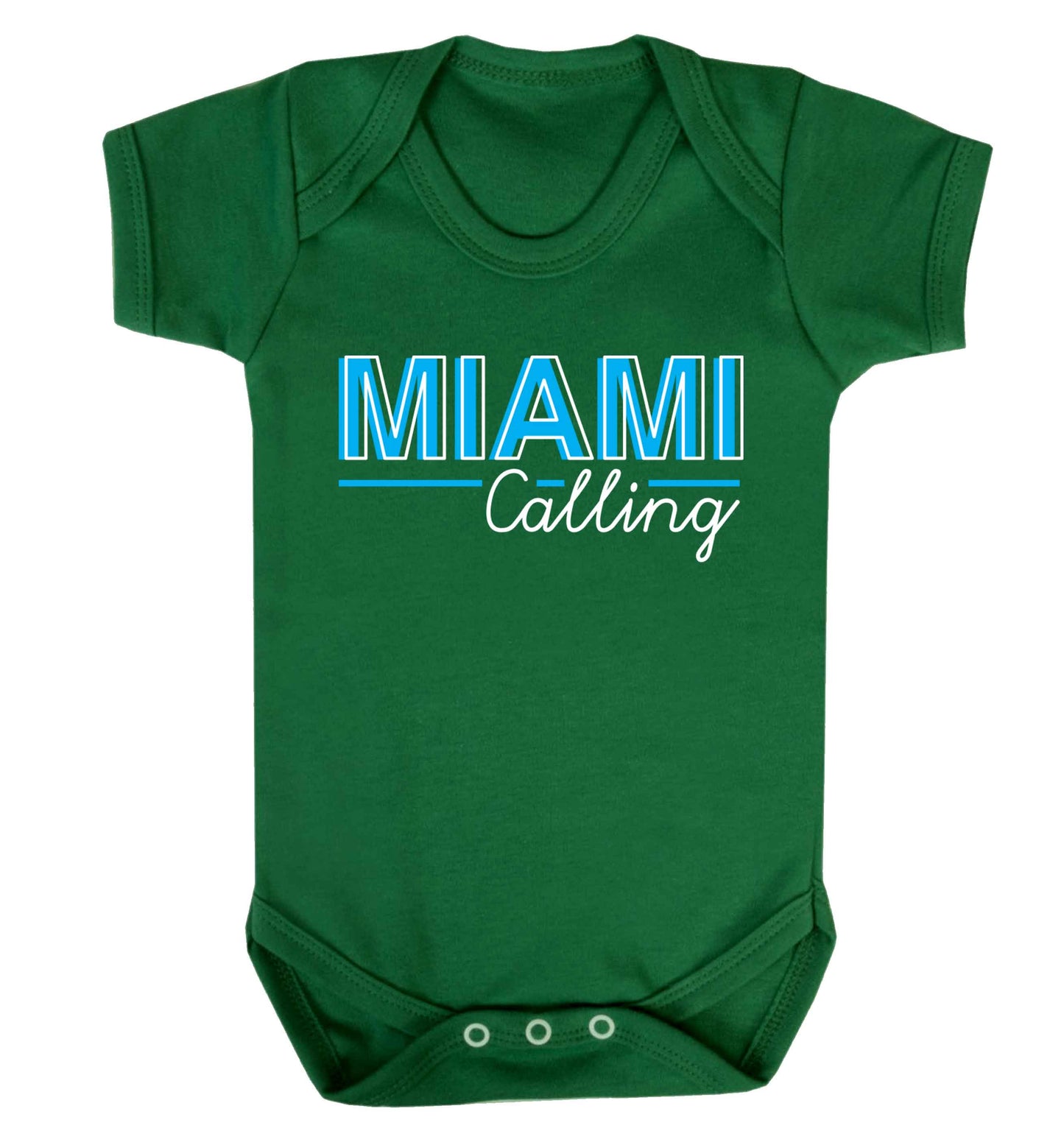 Miami calling Baby Vest green 18-24 months