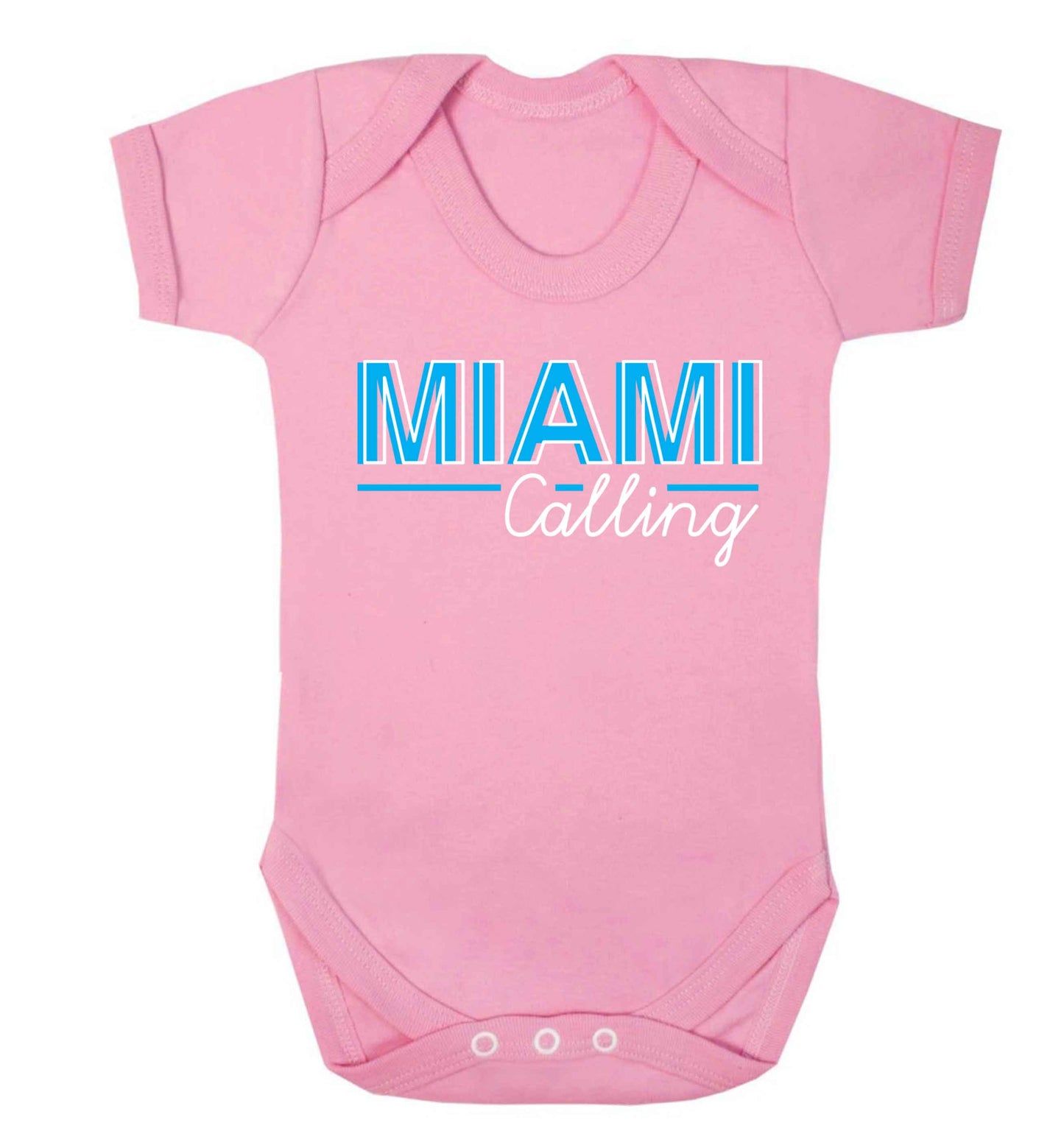 Miami calling Baby Vest pale pink 18-24 months