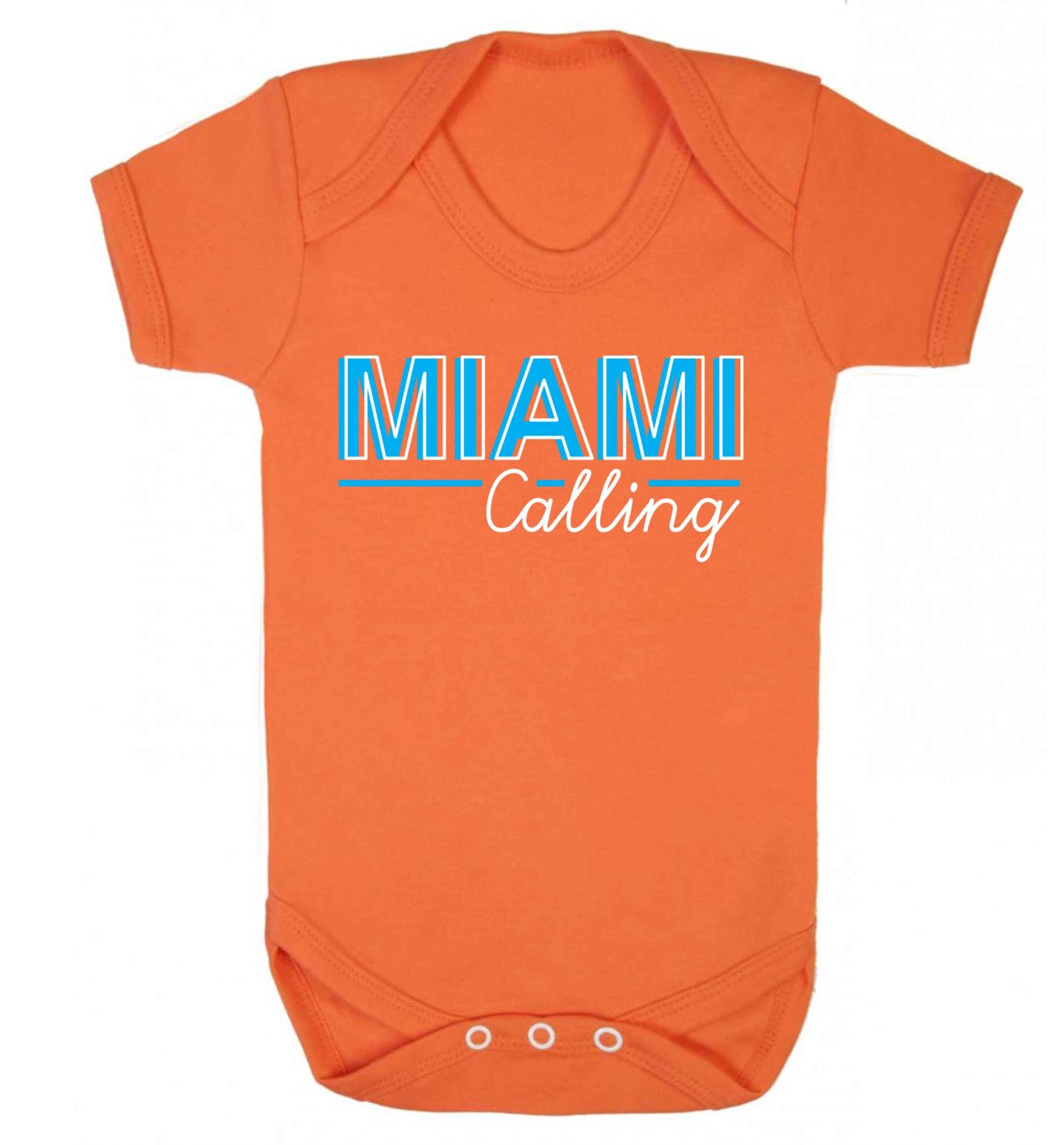 Miami calling Baby Vest orange 18-24 months
