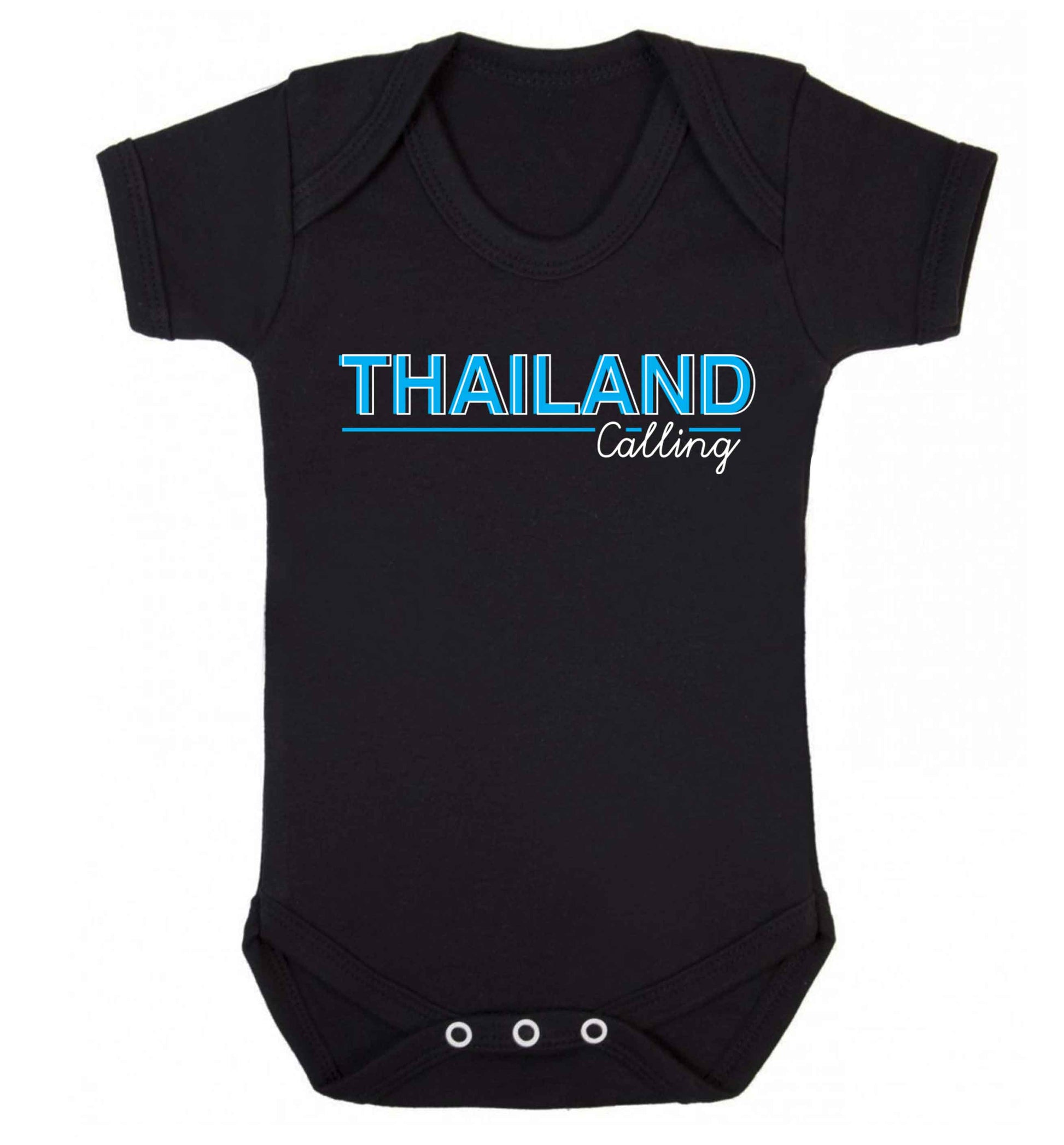 Thailand calling Baby Vest black 18-24 months