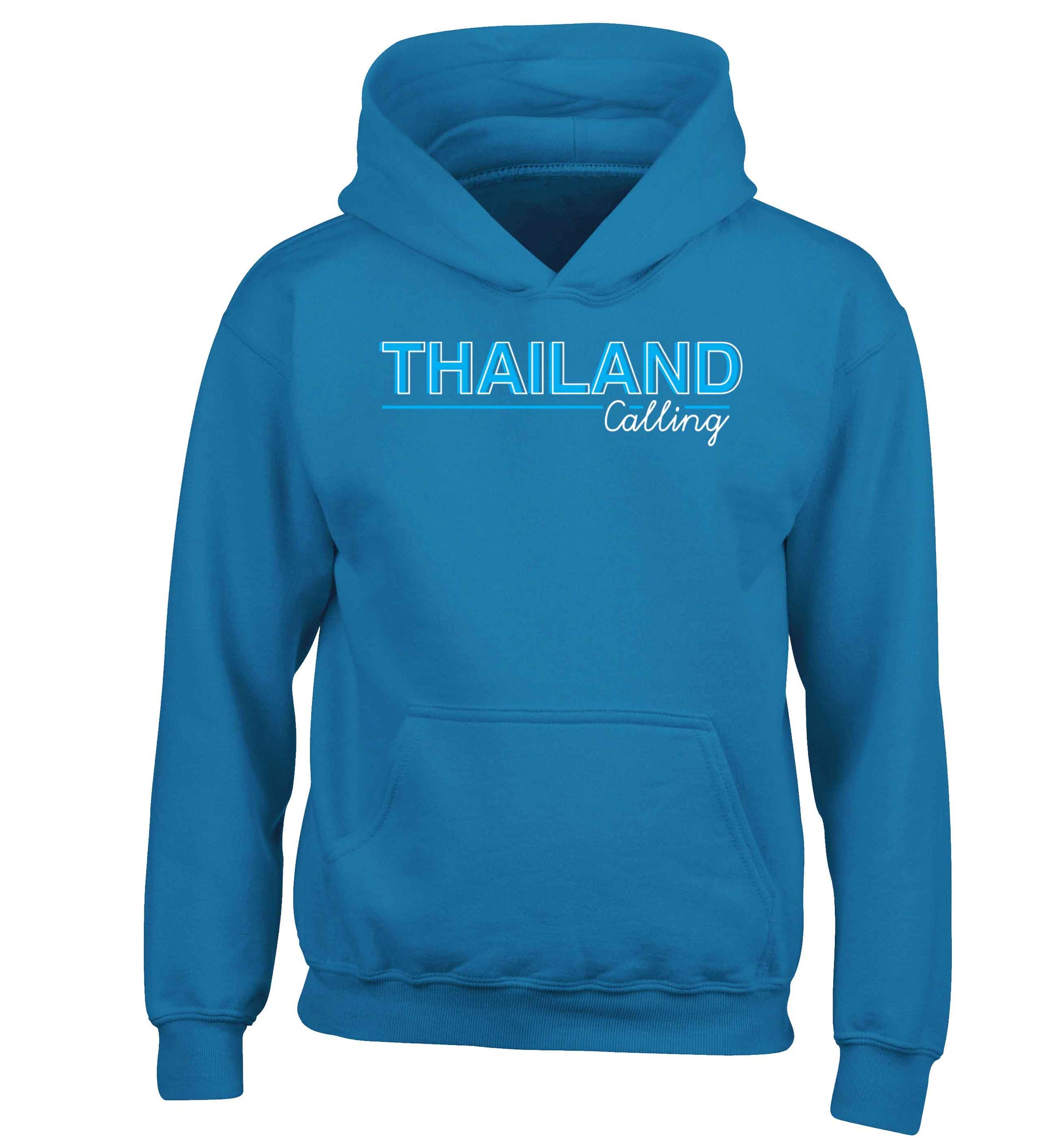 Thailand calling children's blue hoodie 12-13 Years