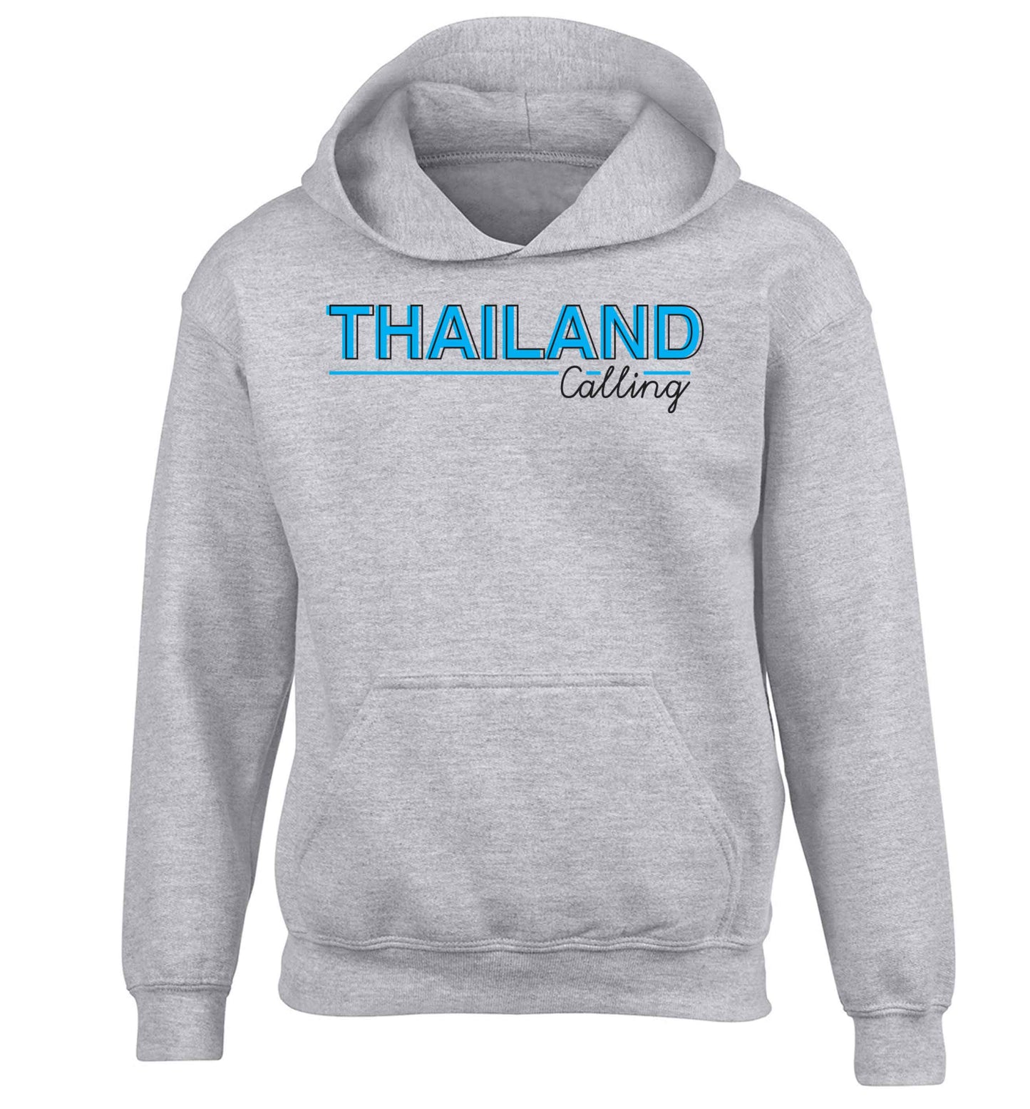 Thailand calling children's grey hoodie 12-13 Years
