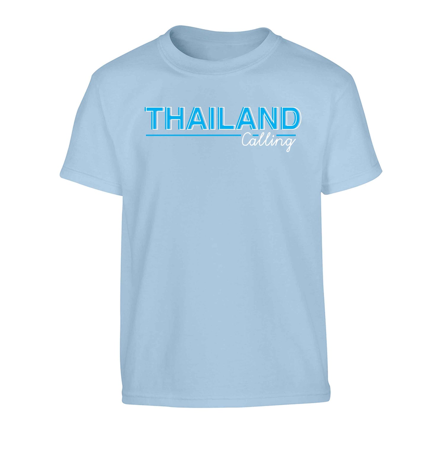 Thailand calling Children's light blue Tshirt 12-13 Years