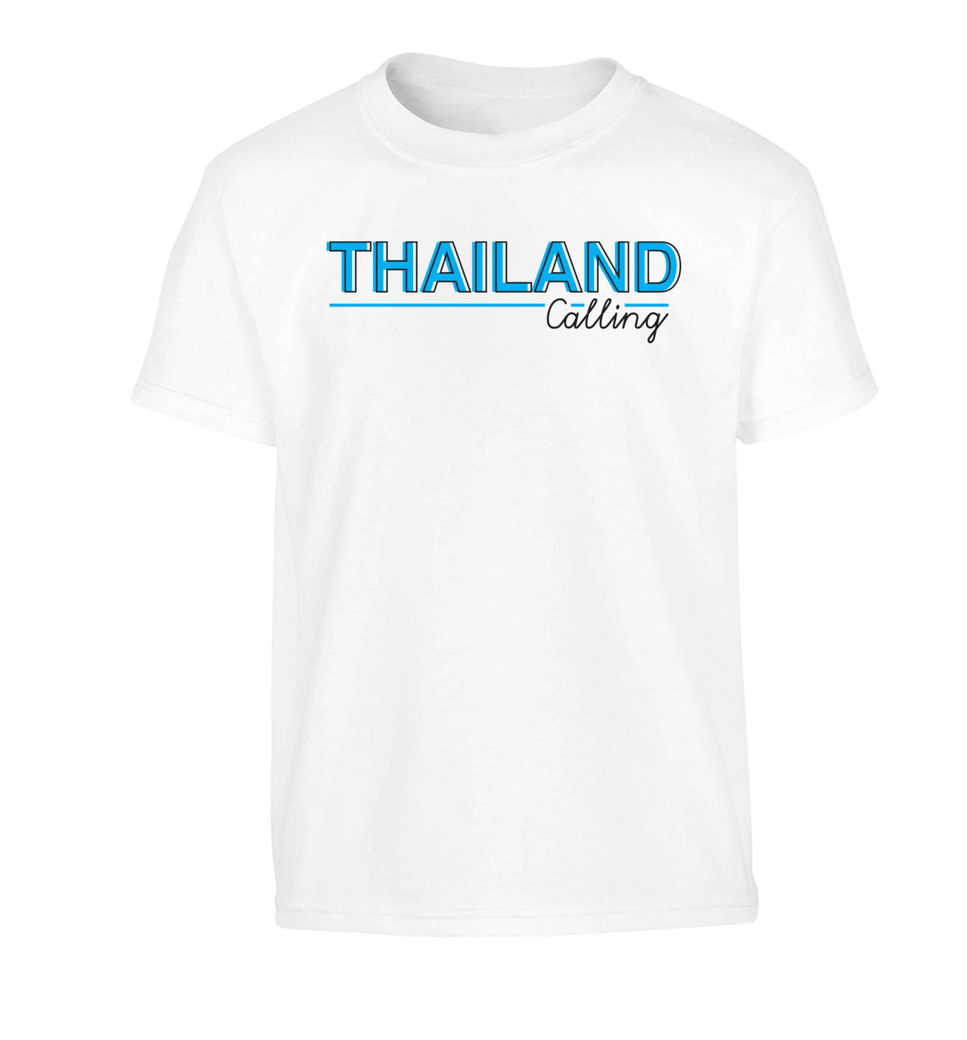 Thailand calling Children's white Tshirt 12-13 Years