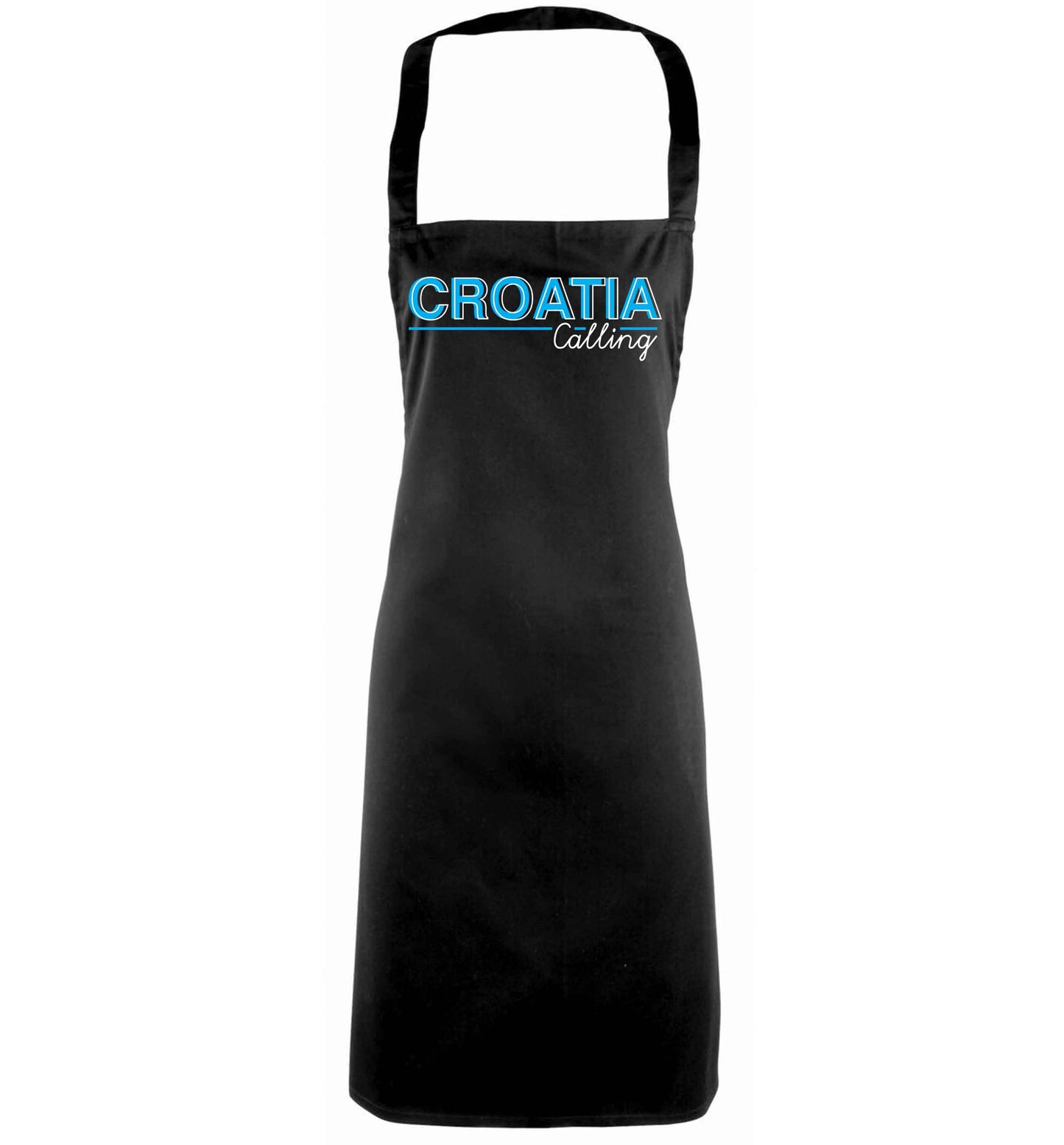 Croatia calling black apron