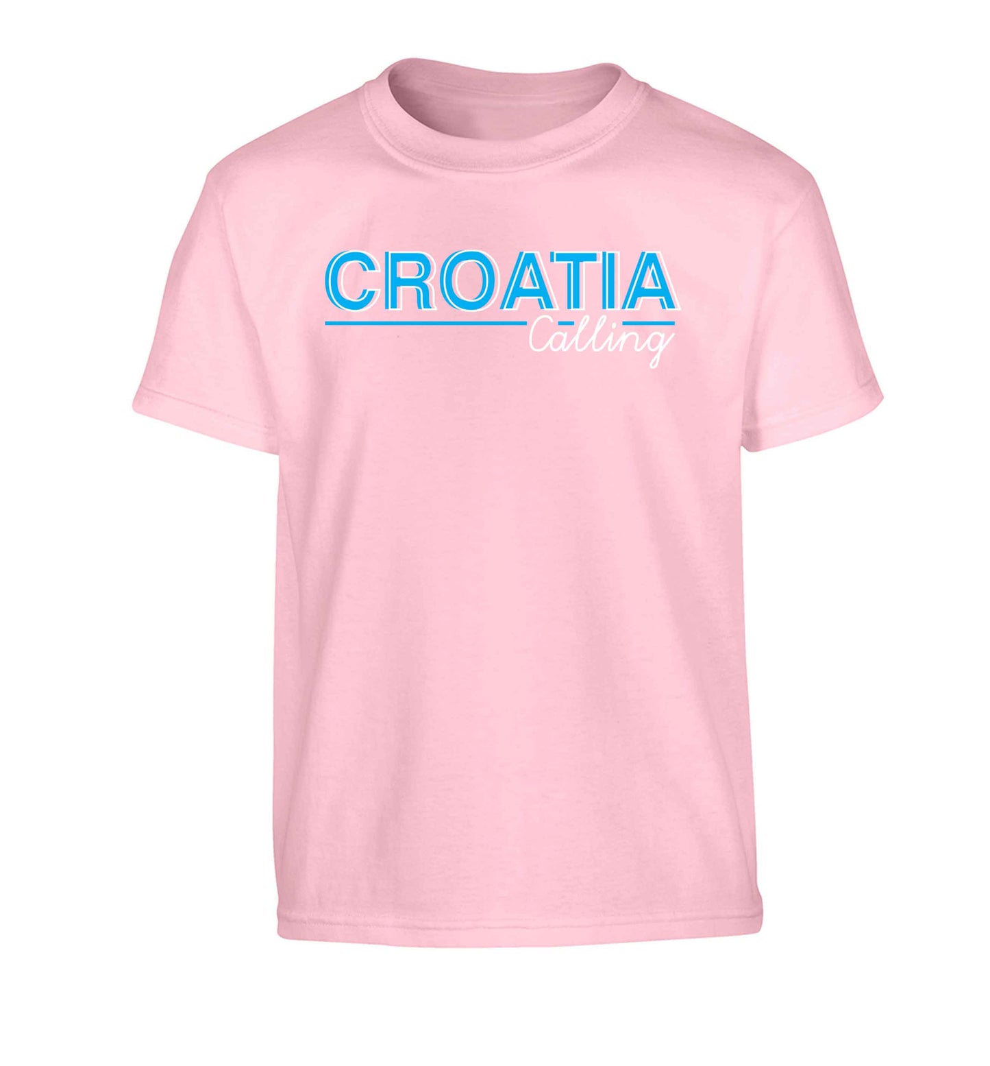 Croatia calling Children's light pink Tshirt 12-13 Years