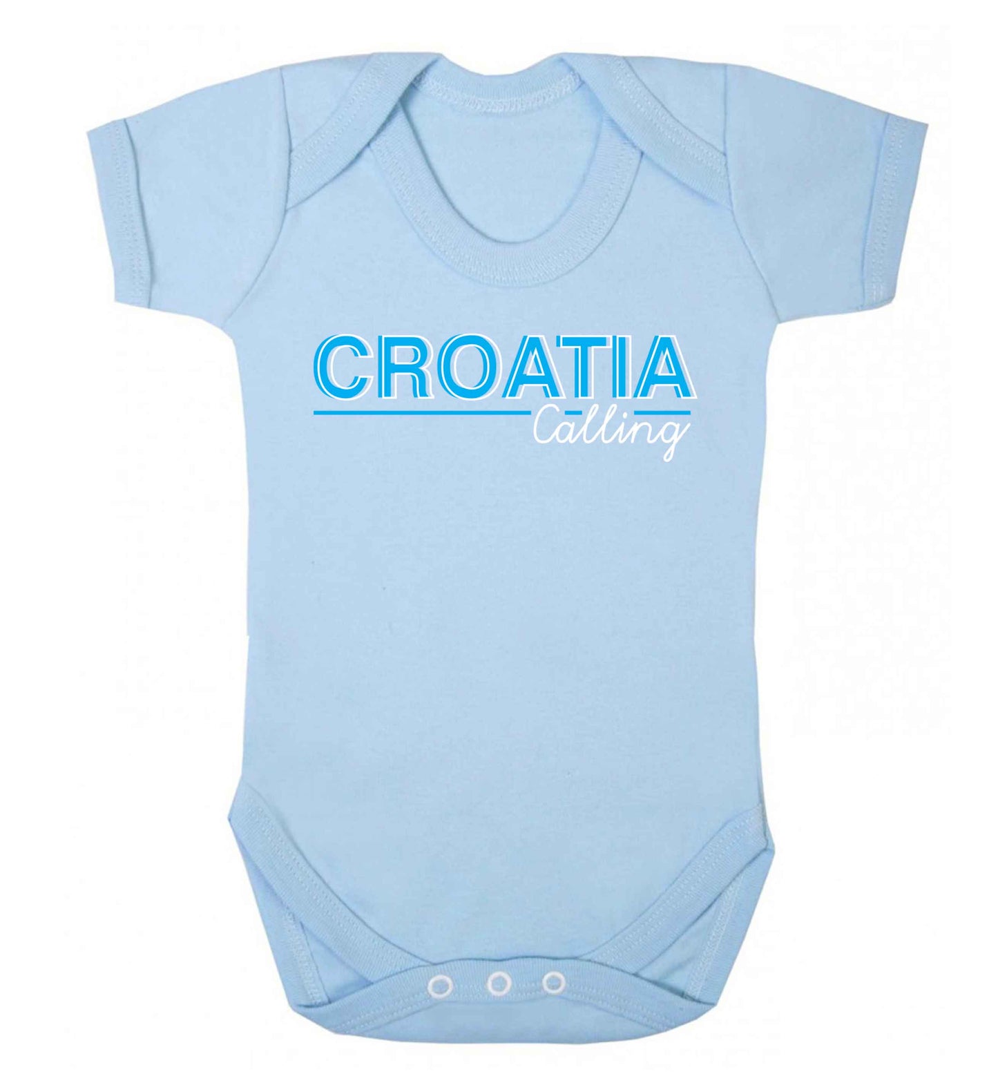 Croatia calling Baby Vest pale blue 18-24 months