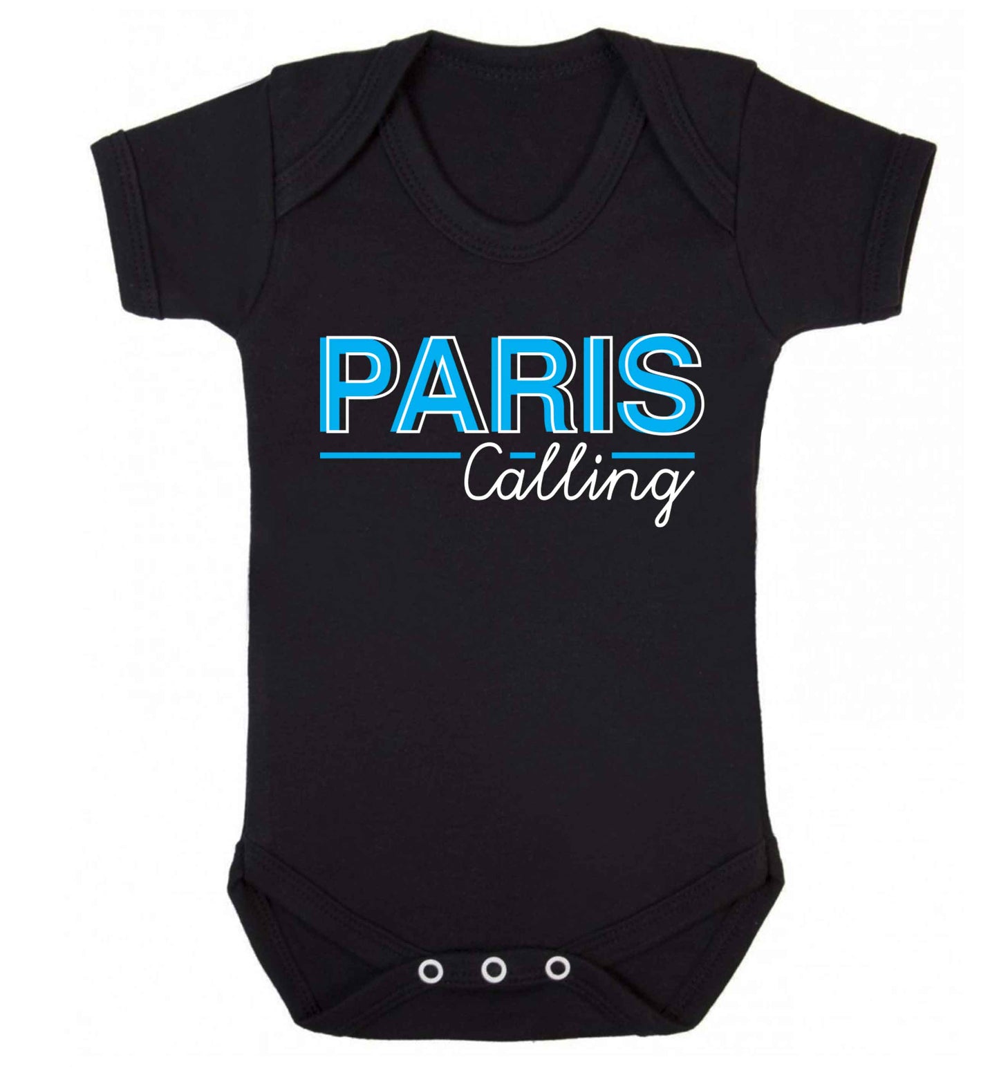 Paris calling Baby Vest black 18-24 months