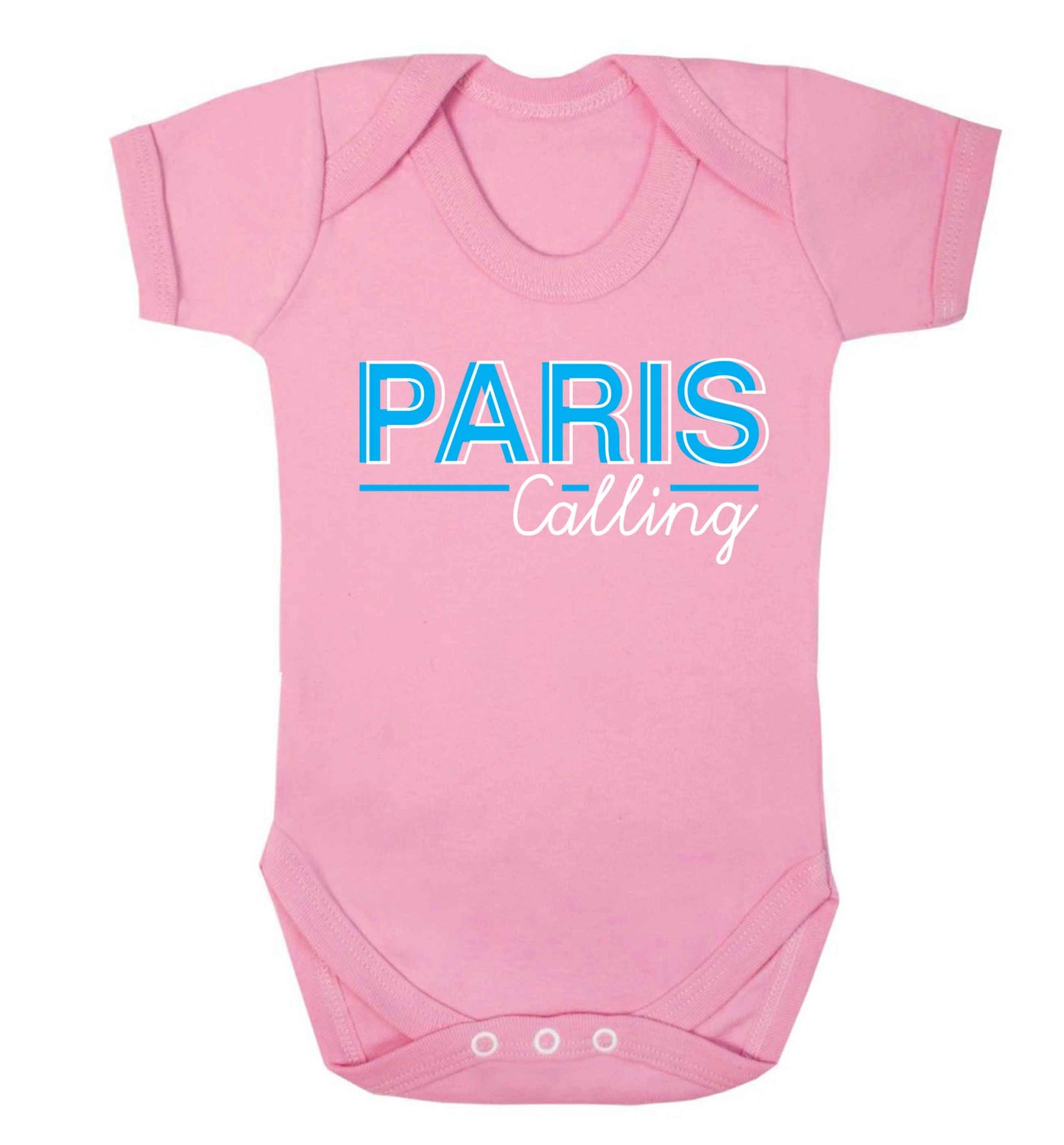 Paris calling Baby Vest pale pink 18-24 months