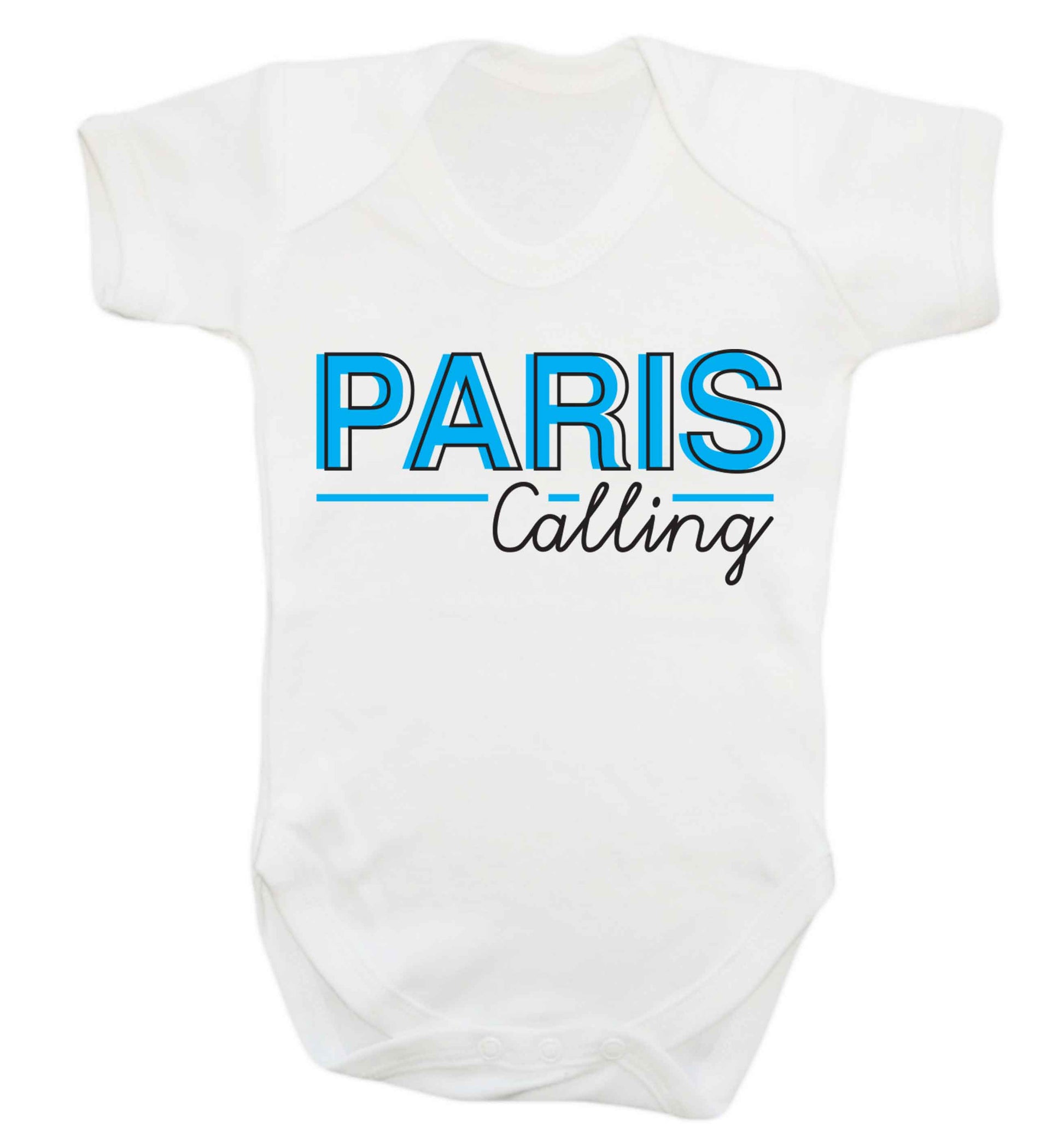 Paris calling Baby Vest white 18-24 months