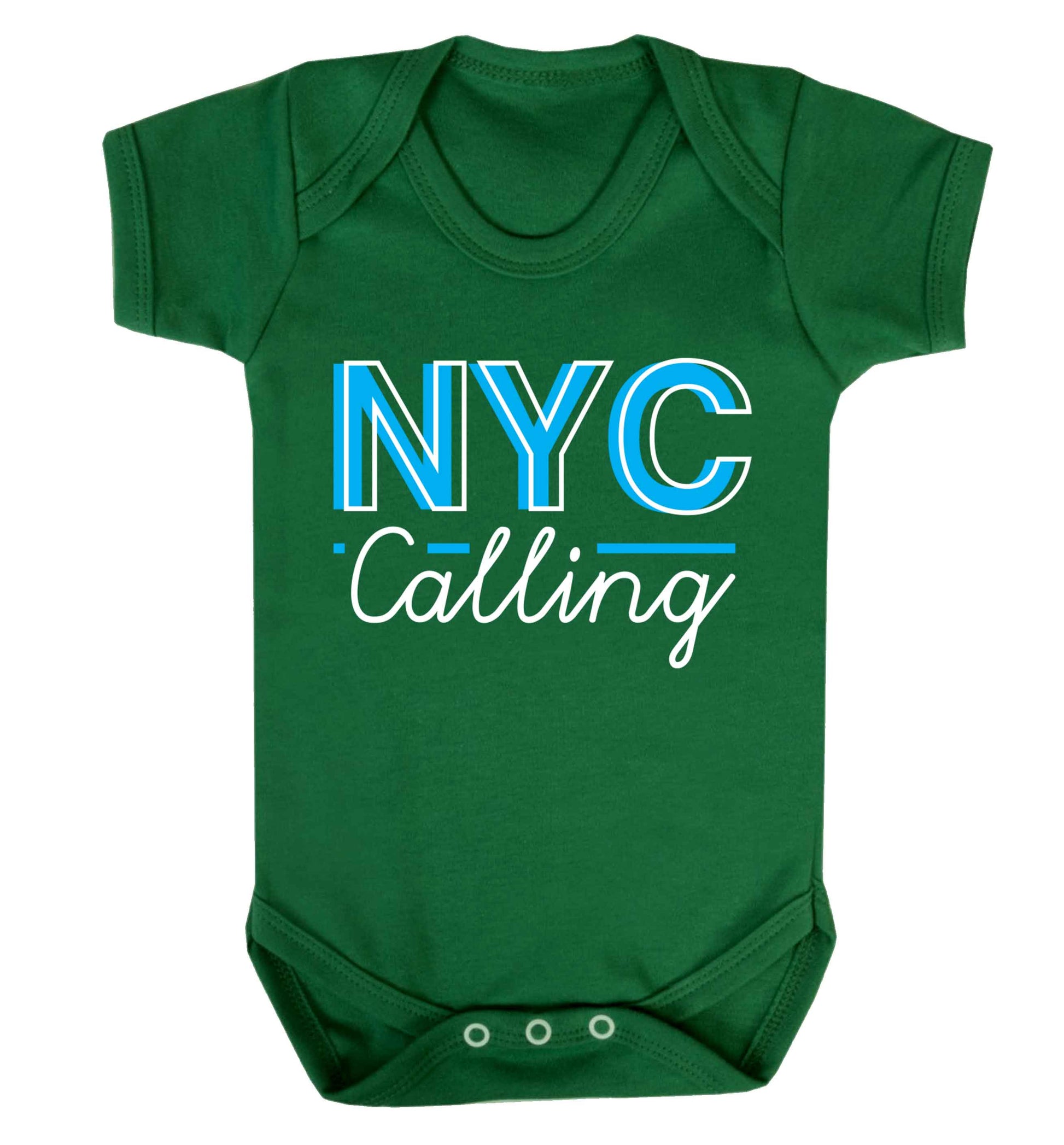 NYC calling Baby Vest green 18-24 months