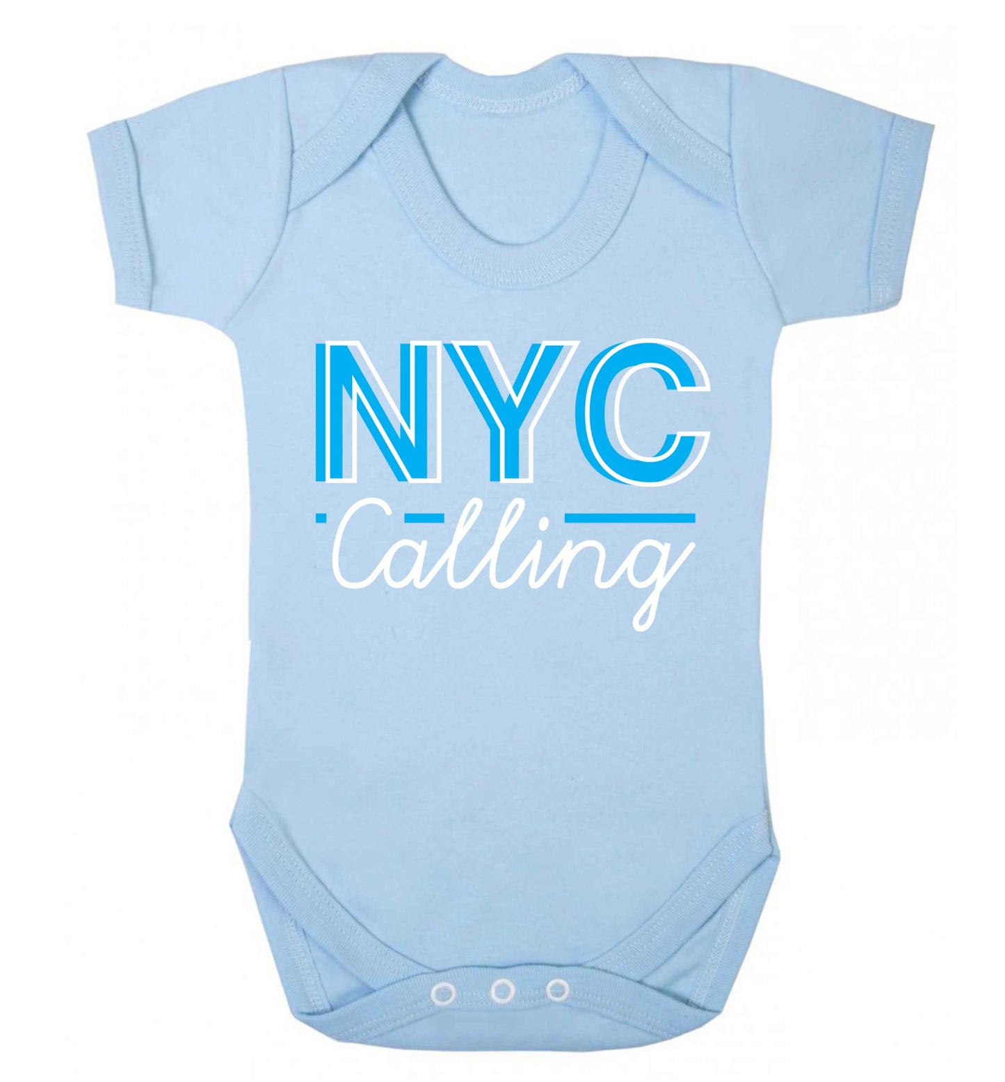 NYC calling Baby Vest pale blue 18-24 months