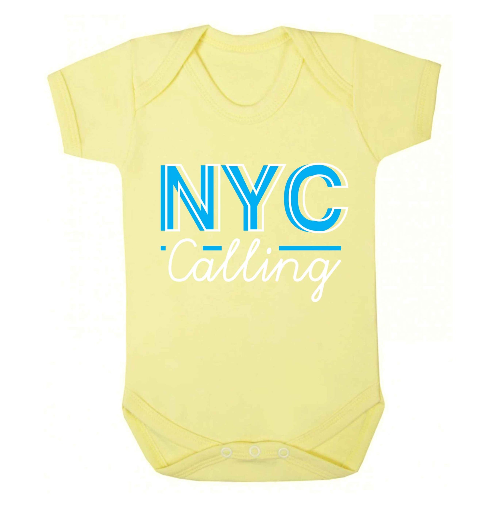 NYC calling Baby Vest pale yellow 18-24 months