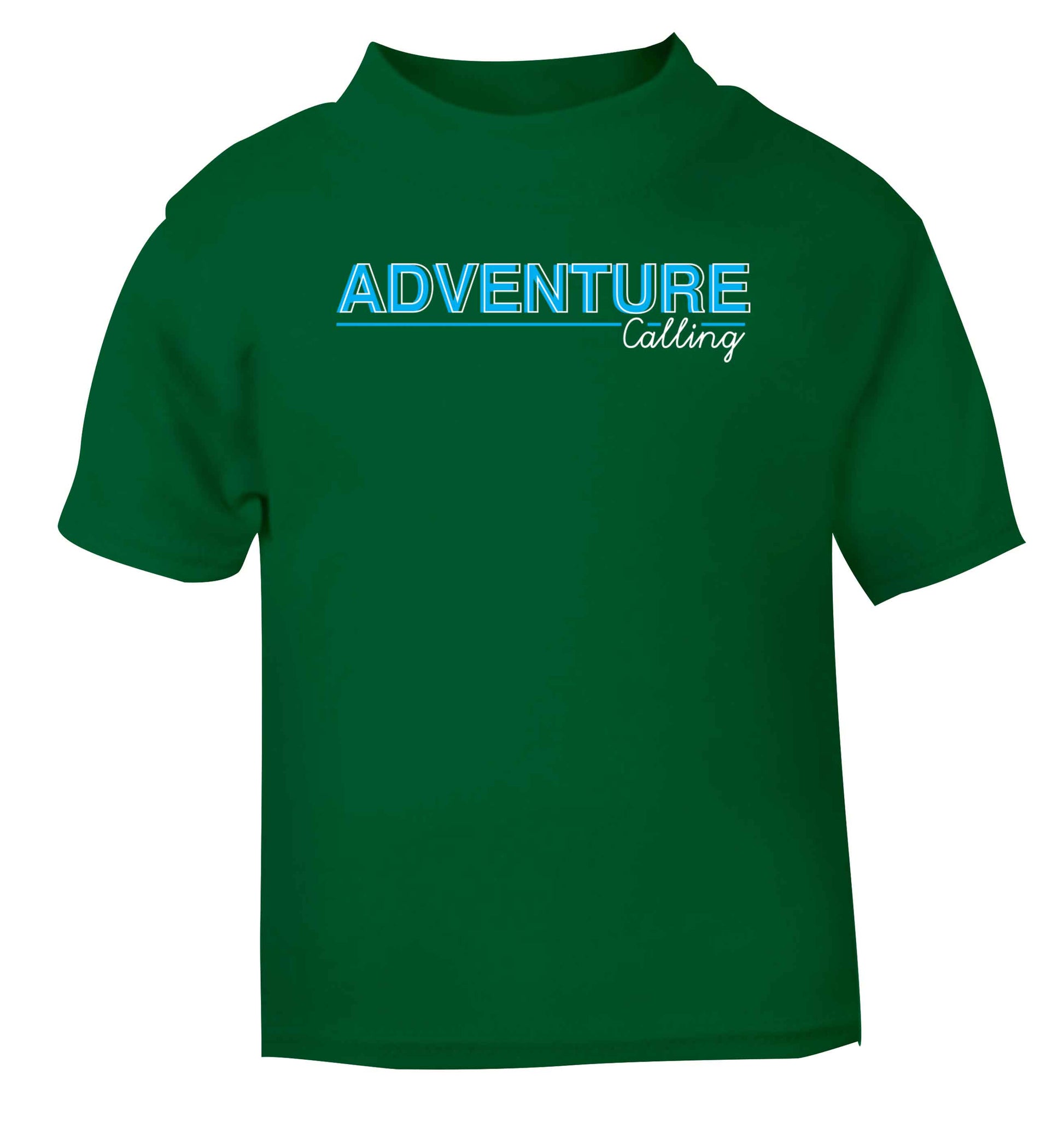 Adventure calling green Baby Toddler Tshirt 2 Years