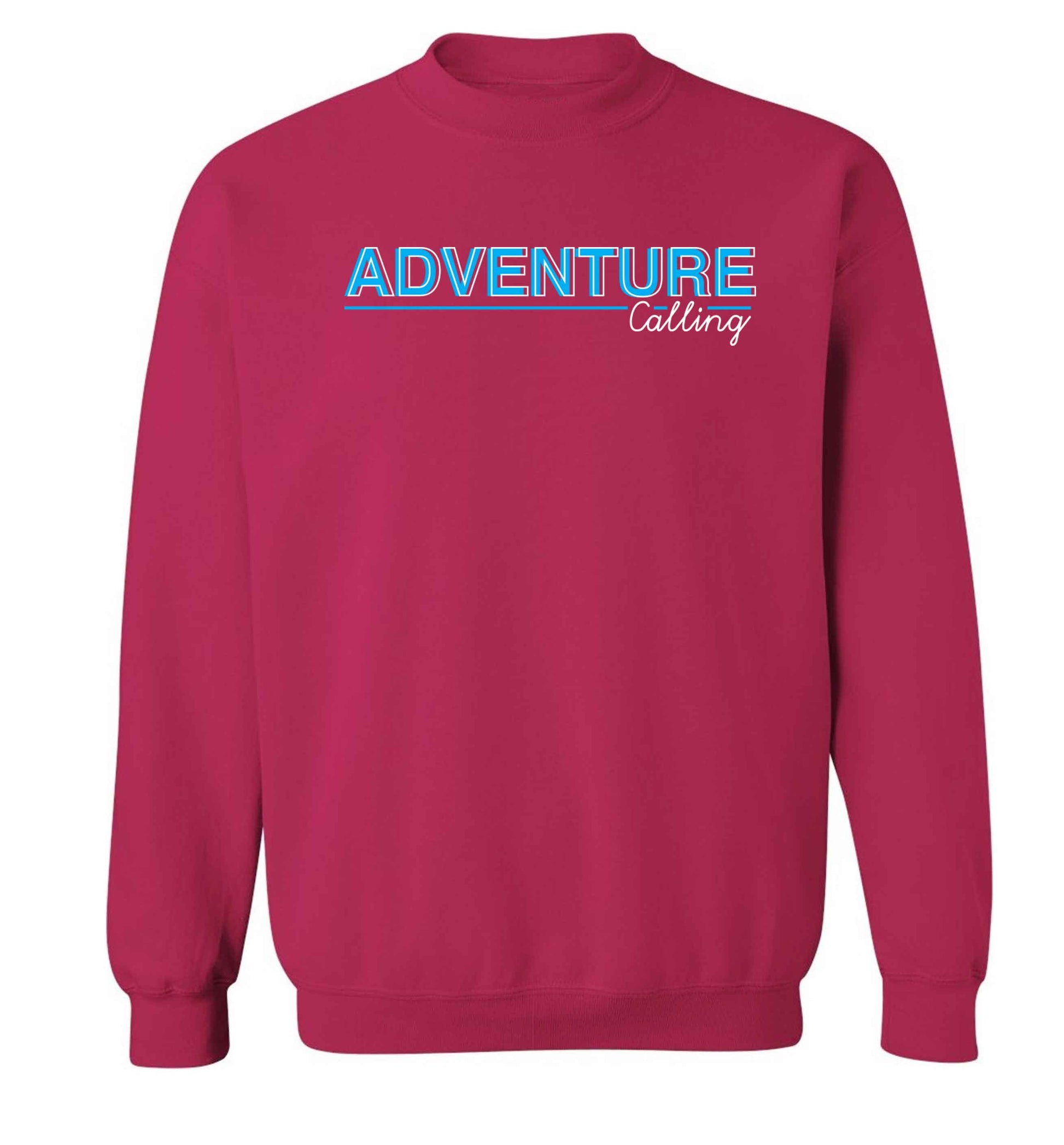 Adventure calling Adult's unisex pink Sweater 2XL