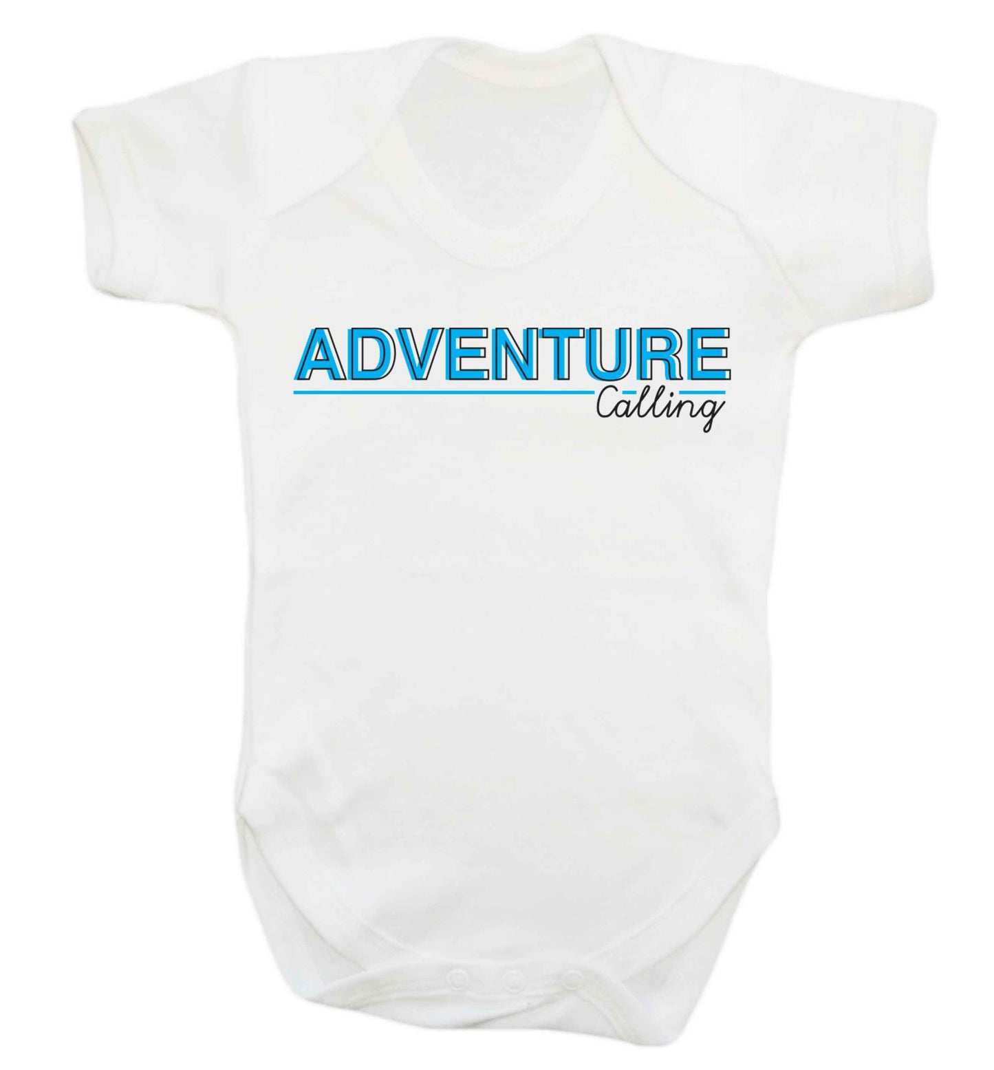 Adventure calling Baby Vest white 18-24 months