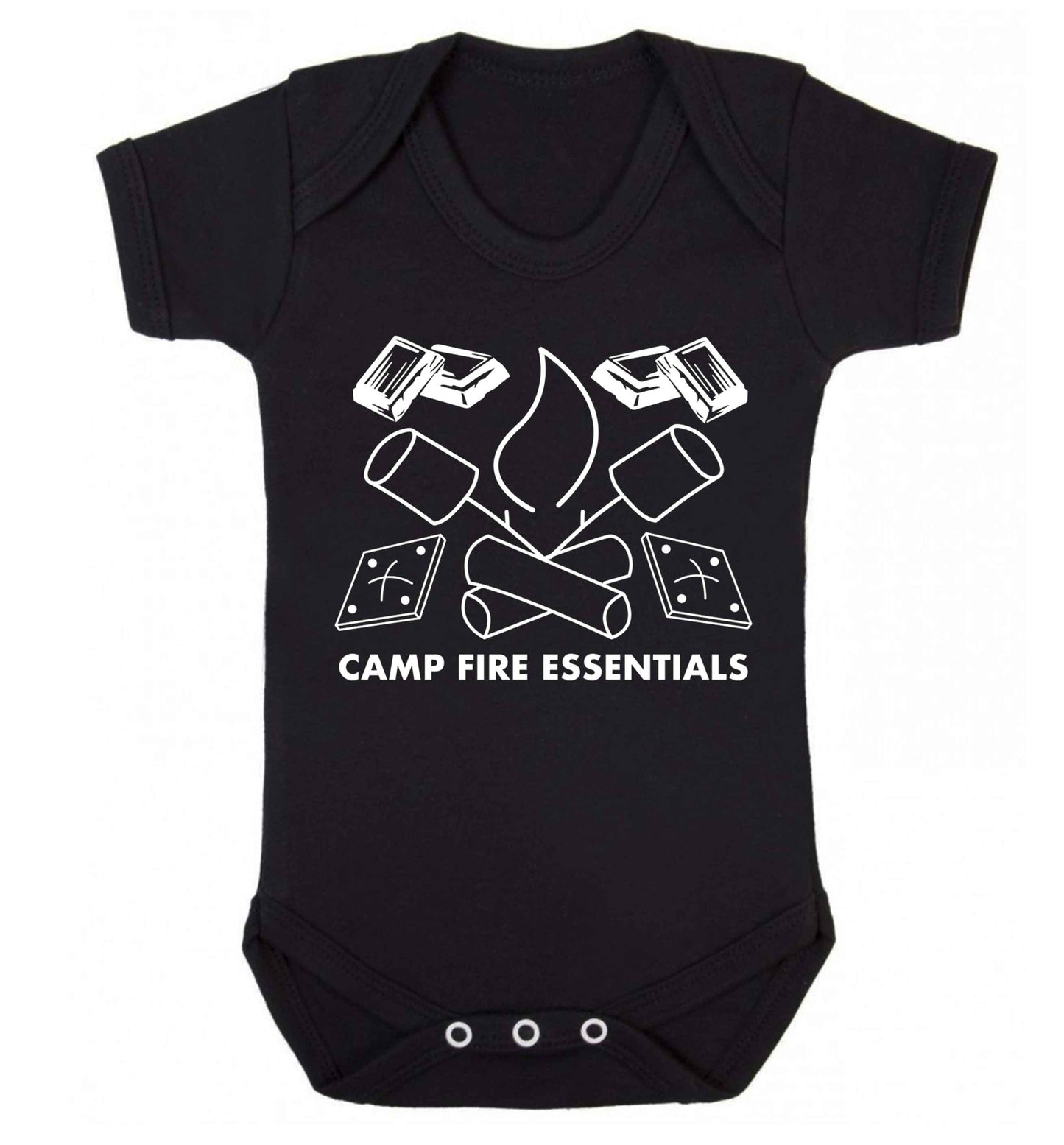 Campfire essentials Baby Vest black 18-24 months