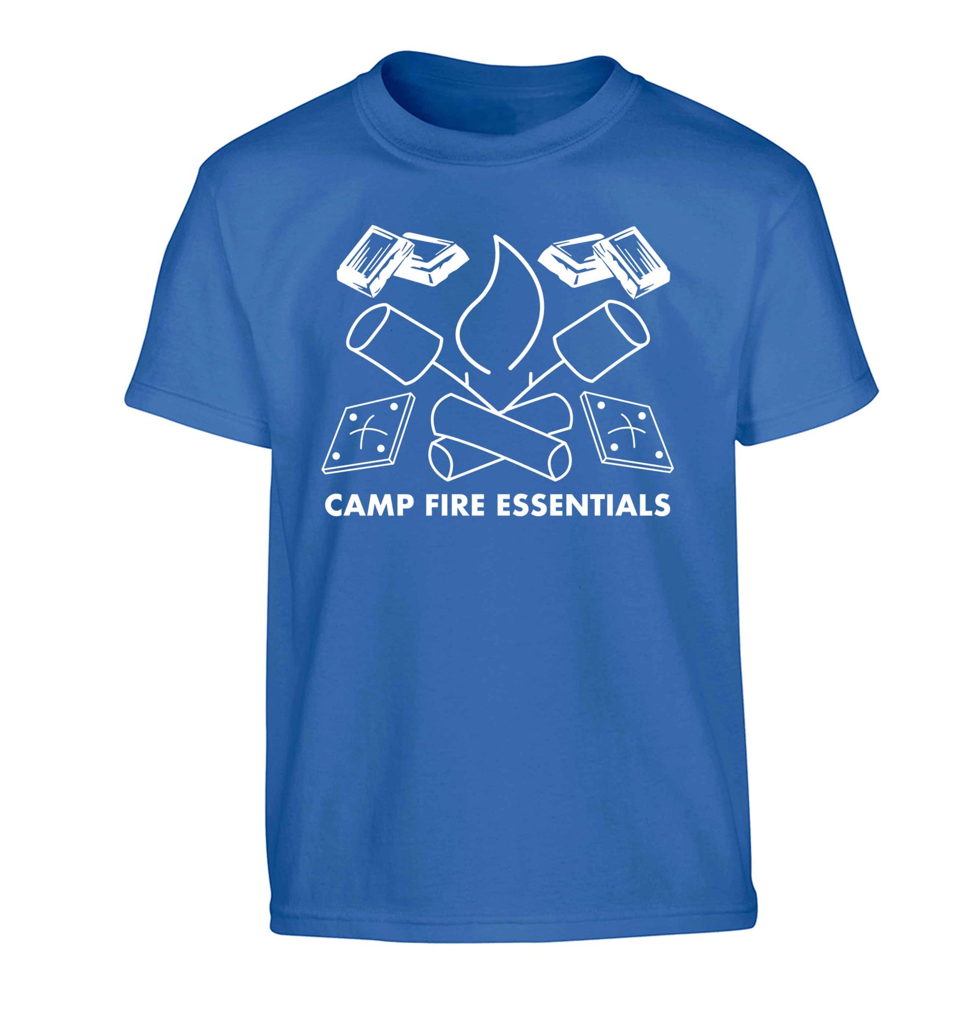 Campfire essentials Children's blue Tshirt 12-13 Years