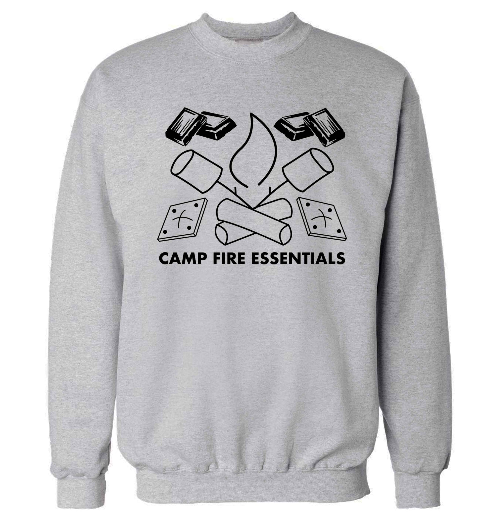 Campfire essentials Adult's unisex grey Sweater 2XL