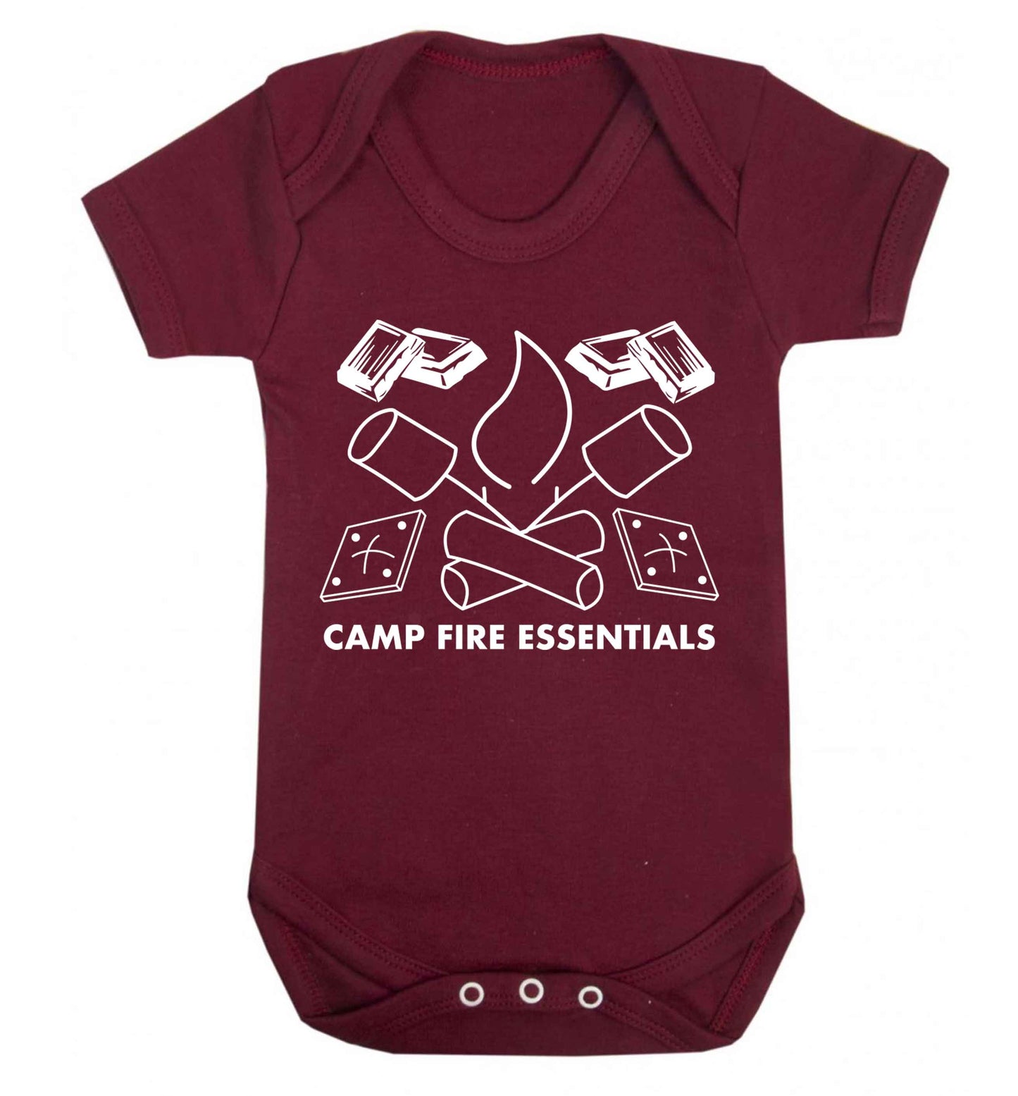Campfire essentials Baby Vest maroon 18-24 months