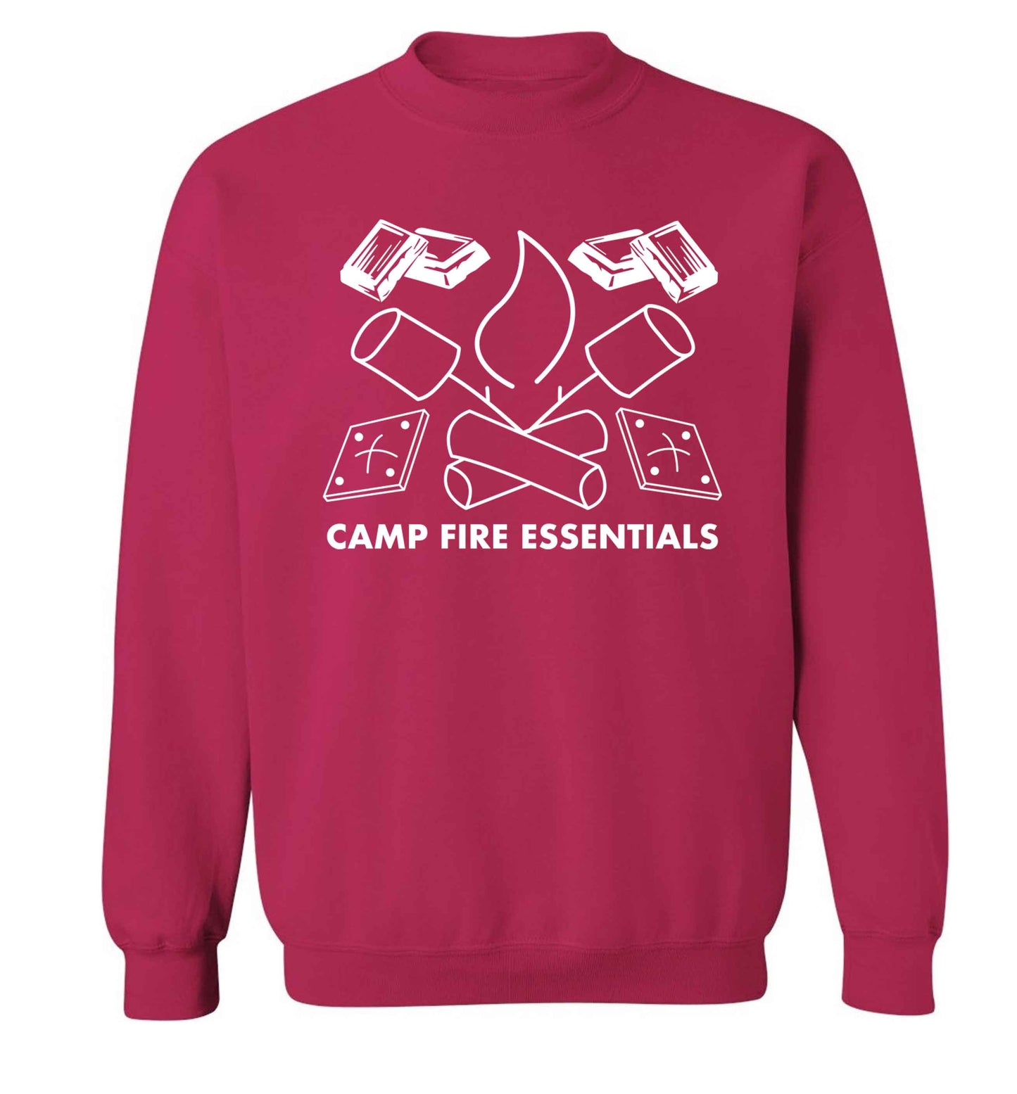 Campfire essentials Adult's unisex pink Sweater 2XL