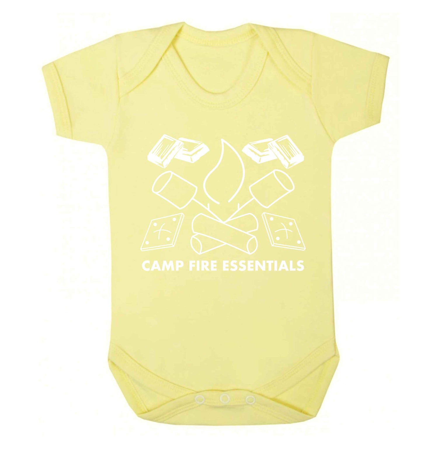 Campfire essentials Baby Vest pale yellow 18-24 months