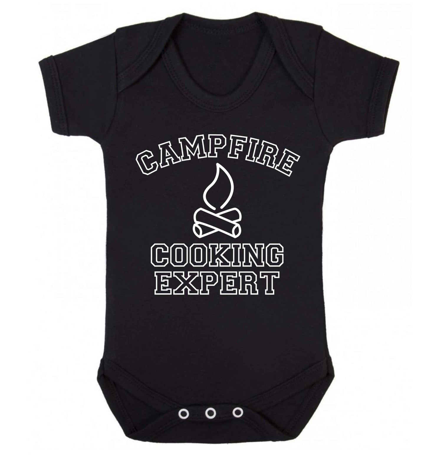 Campfire cooking expert Baby Vest black 18-24 months