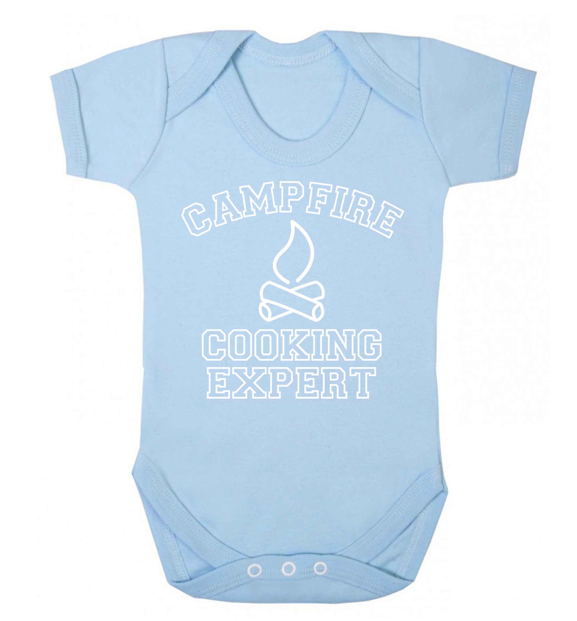 Campfire cooking expert Baby Vest pale blue 18-24 months