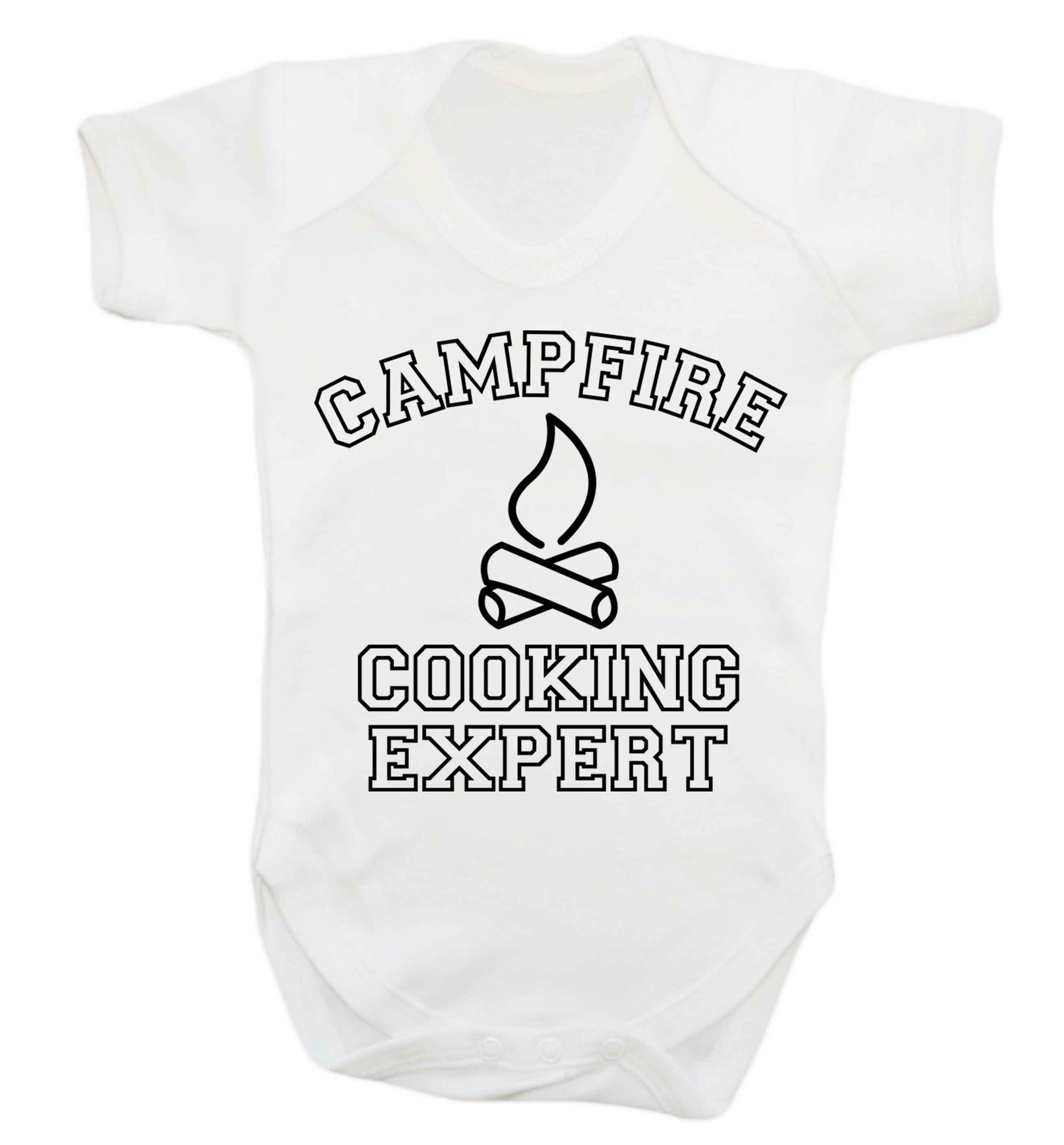 Campfire cooking expert Baby Vest white 18-24 months