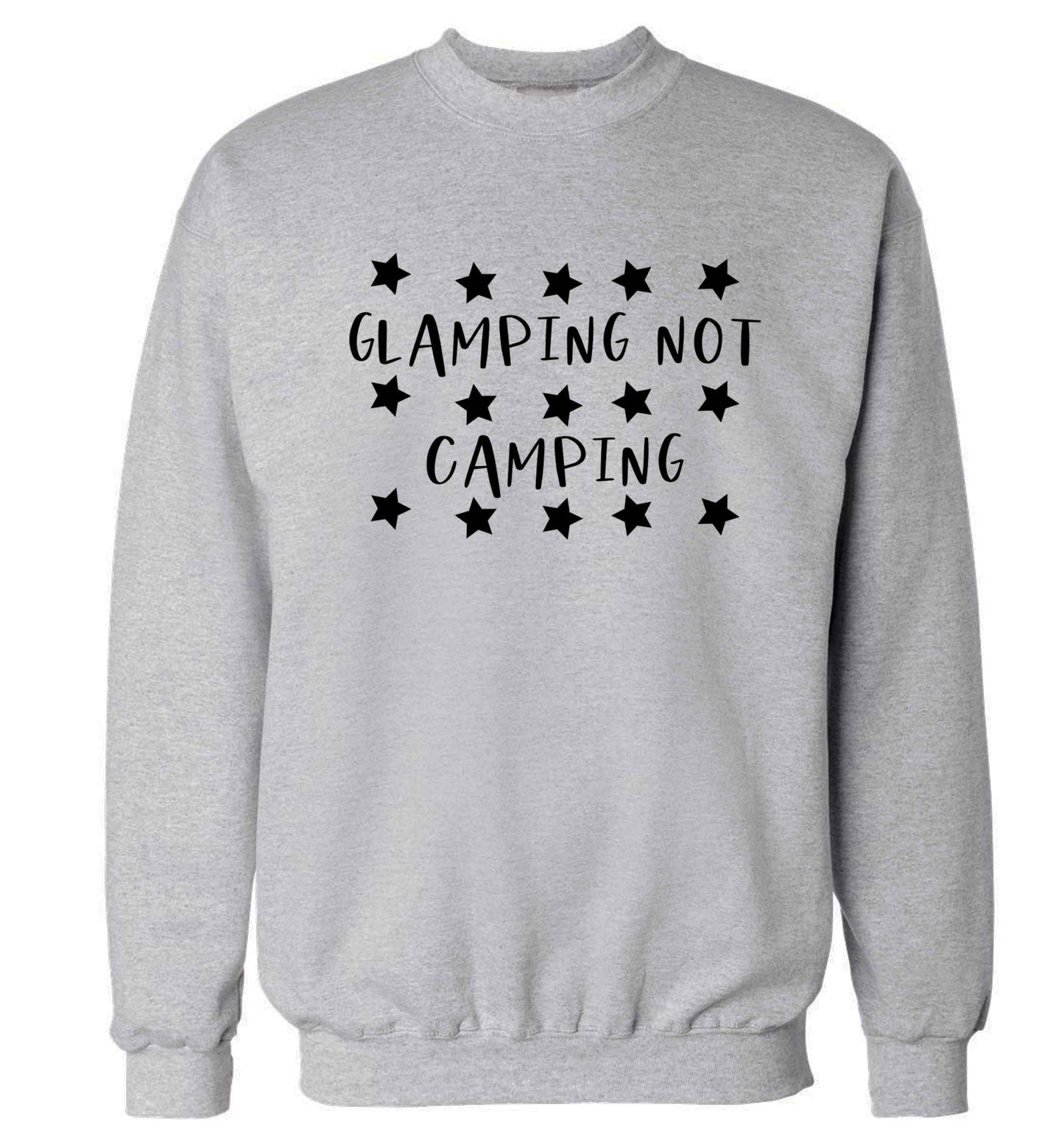 Glamping not camping Adult's unisex grey Sweater 2XL