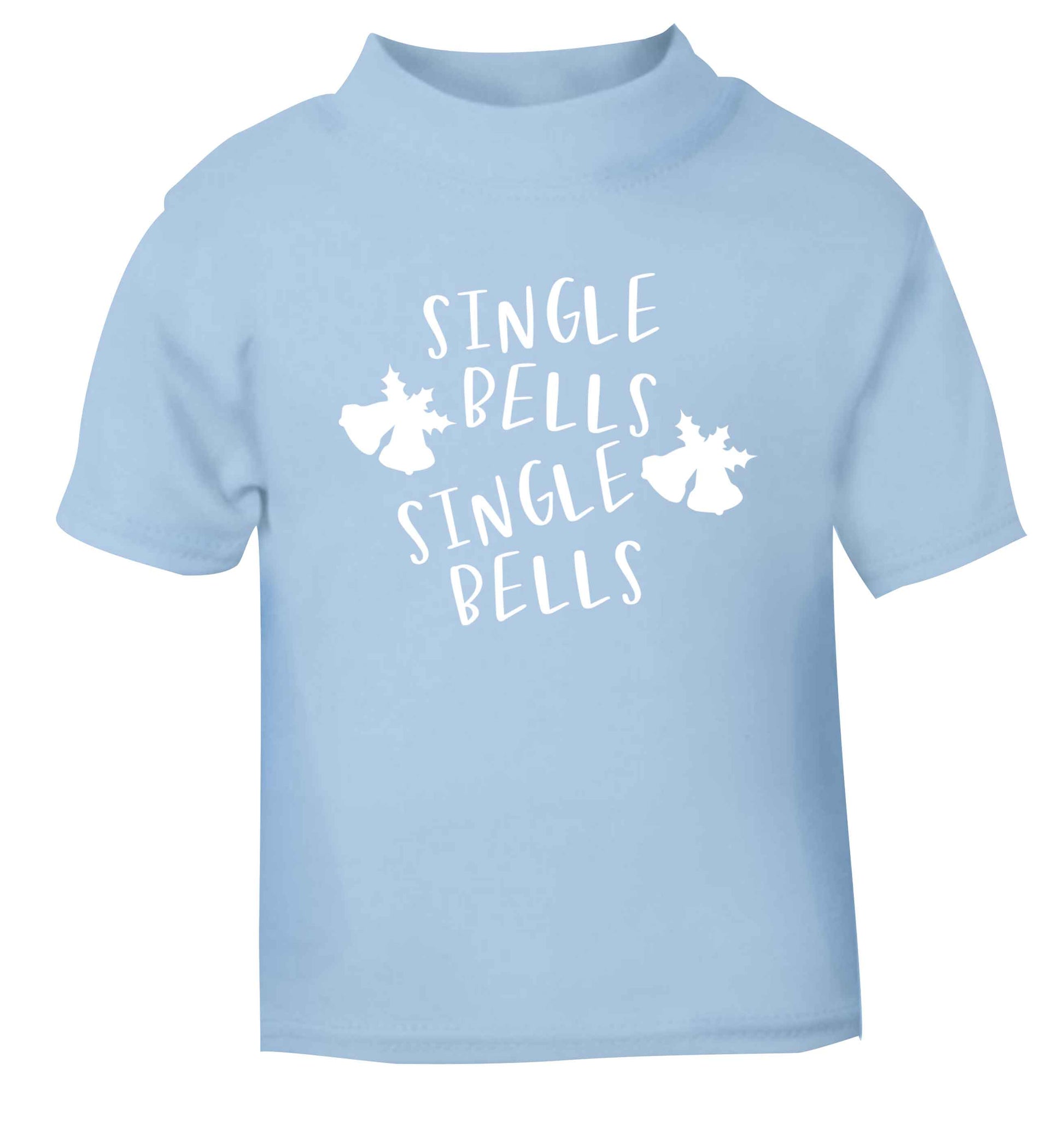 Single bells, single bells light blue Baby Toddler Tshirt 2 Years