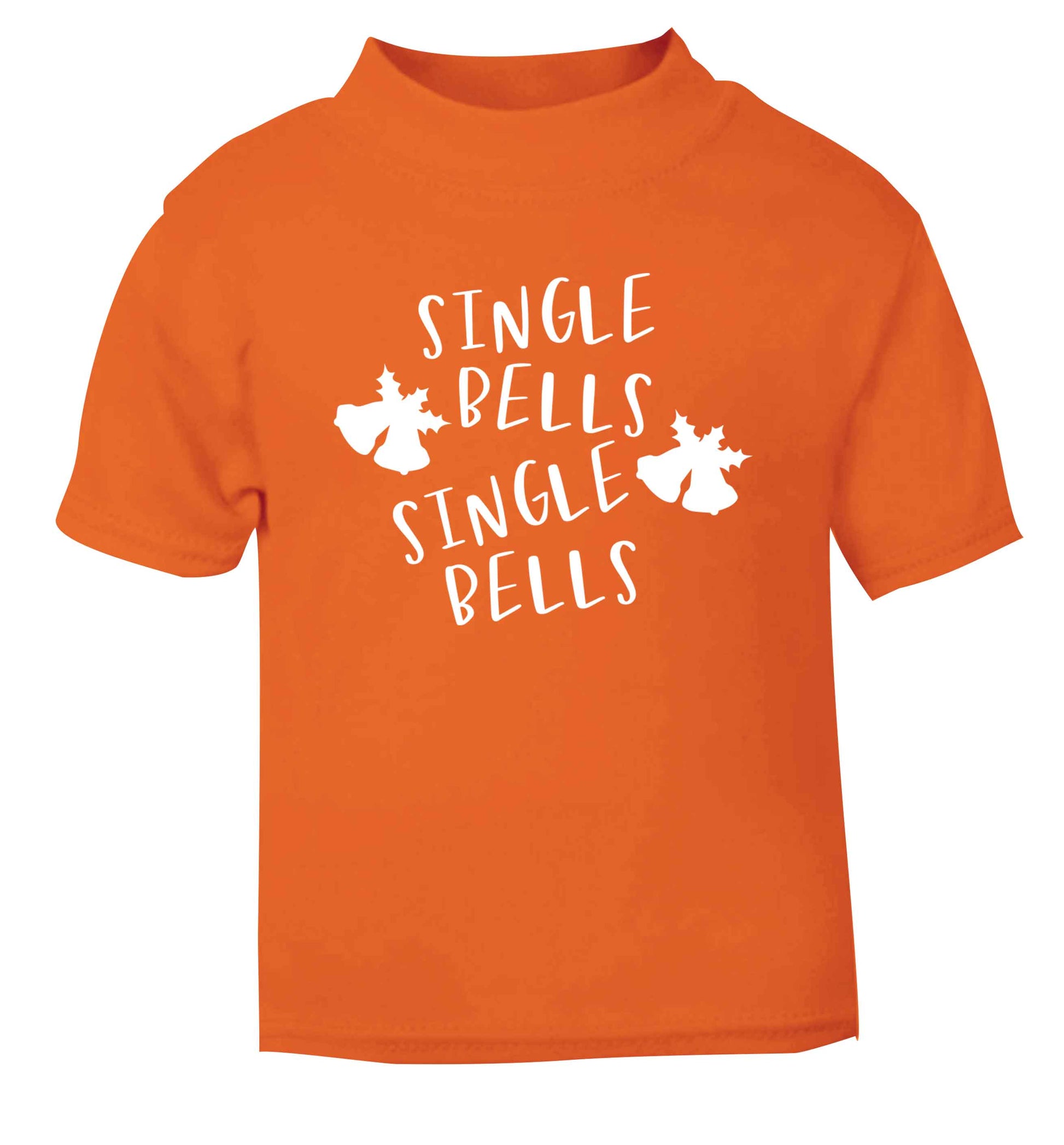 Single bells, single bells orange Baby Toddler Tshirt 2 Years