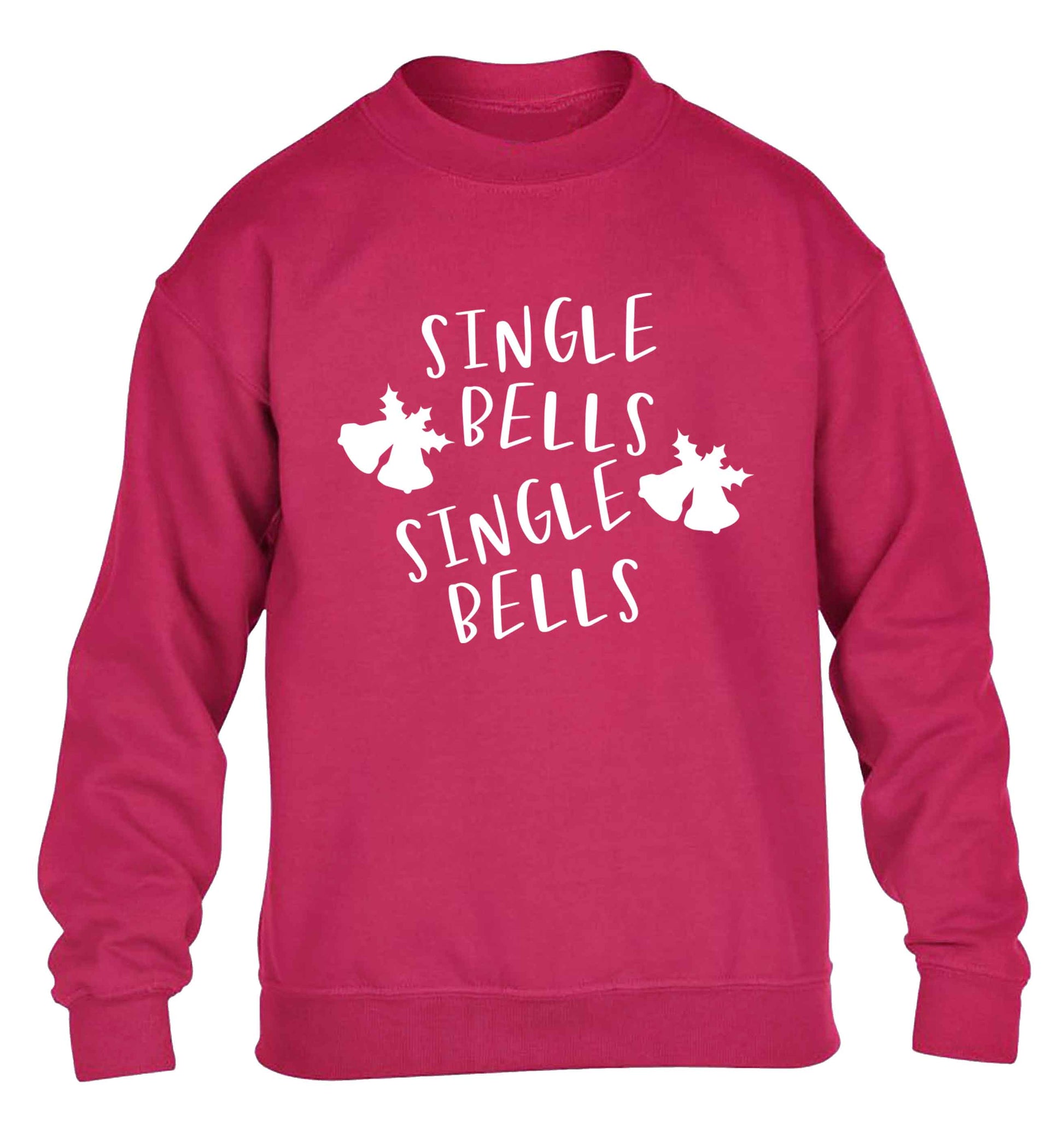 Single bells, single bells children's pink sweater 12-13 Years