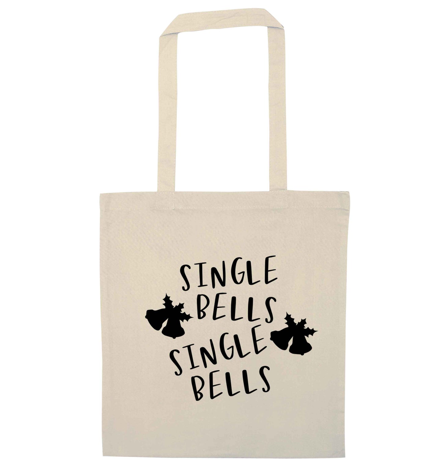 Single bells, single bells natural tote bag