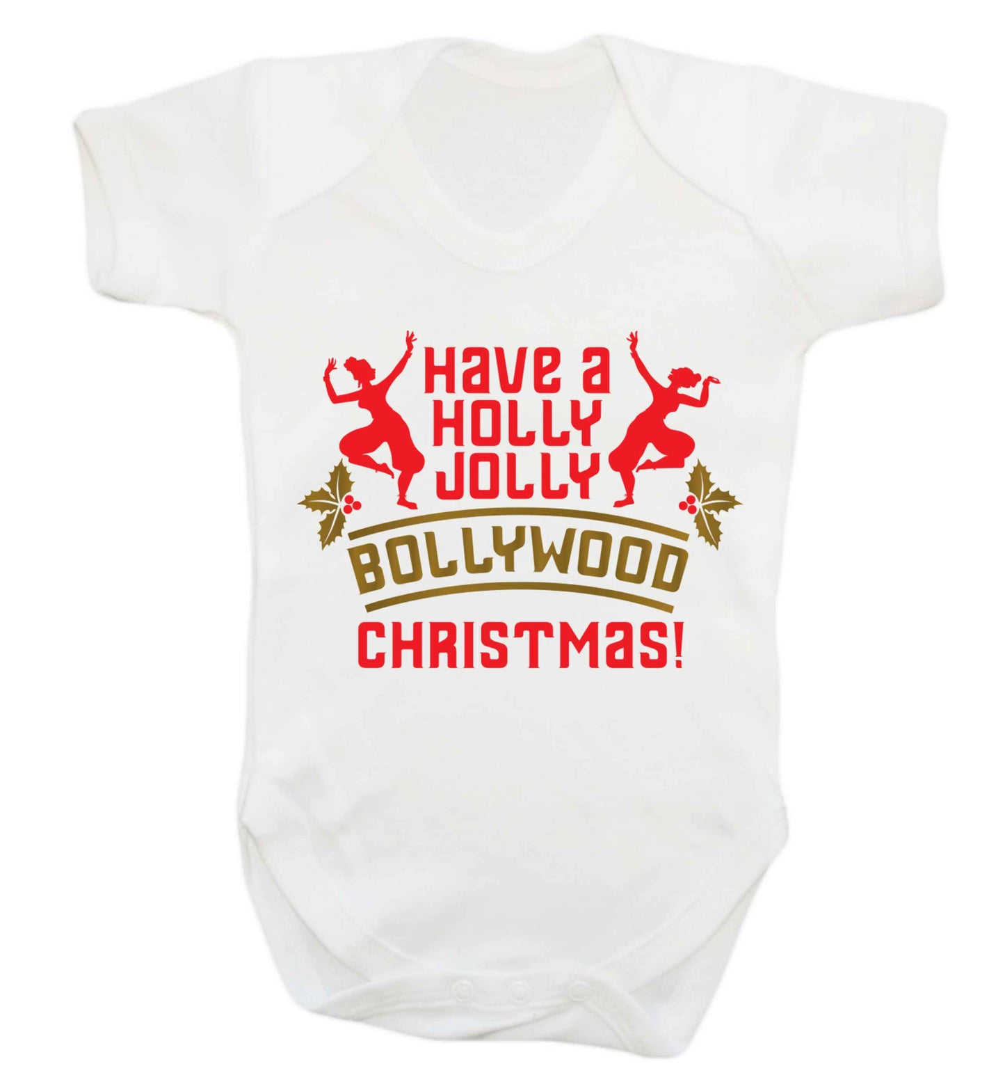 Have a holly, jolly, bollywood Christmas Baby Vest white 18-24 months