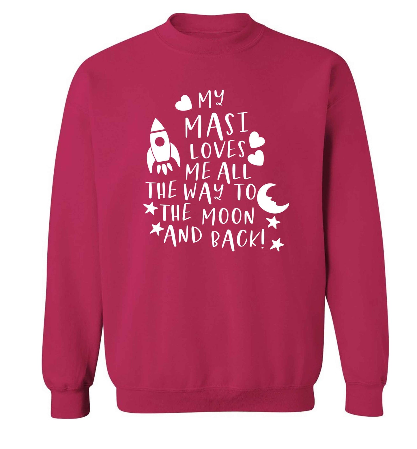 My masi loves me all the way to the moon and back Adult's unisex pink Sweater 2XL