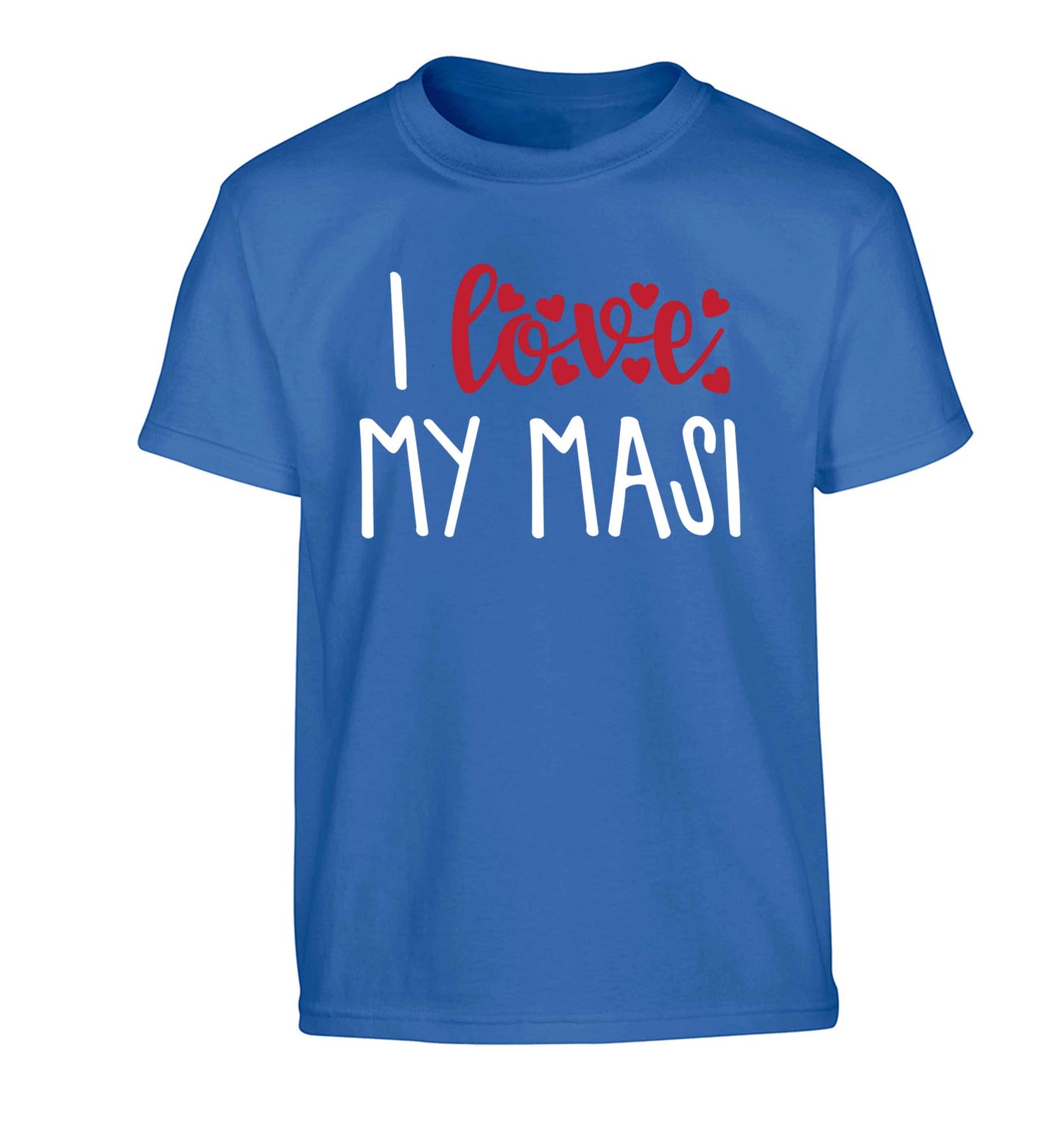 I love my masi Children's blue Tshirt 12-13 Years
