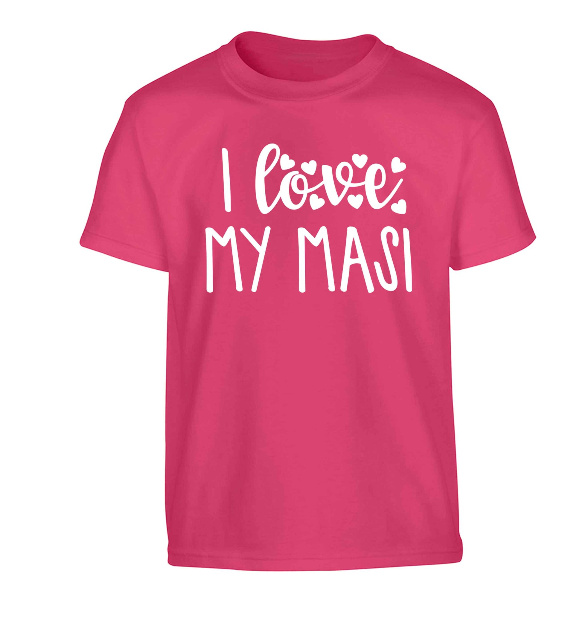I love my masi Children's pink Tshirt 12-13 Years